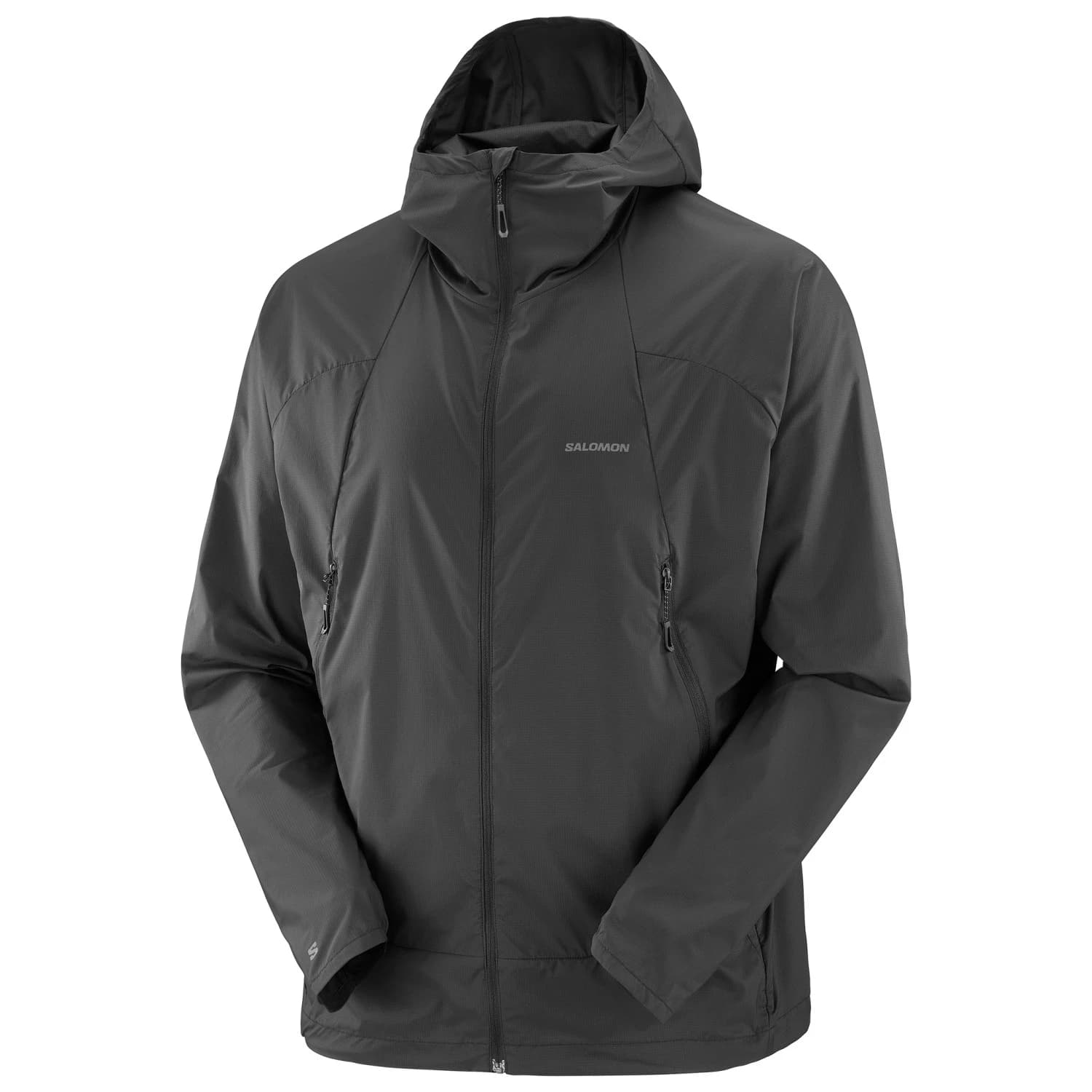 Мъжко ветрозащитно яке Salomon Outwind Full Zip Jacket Windproof jacket - Deep Black