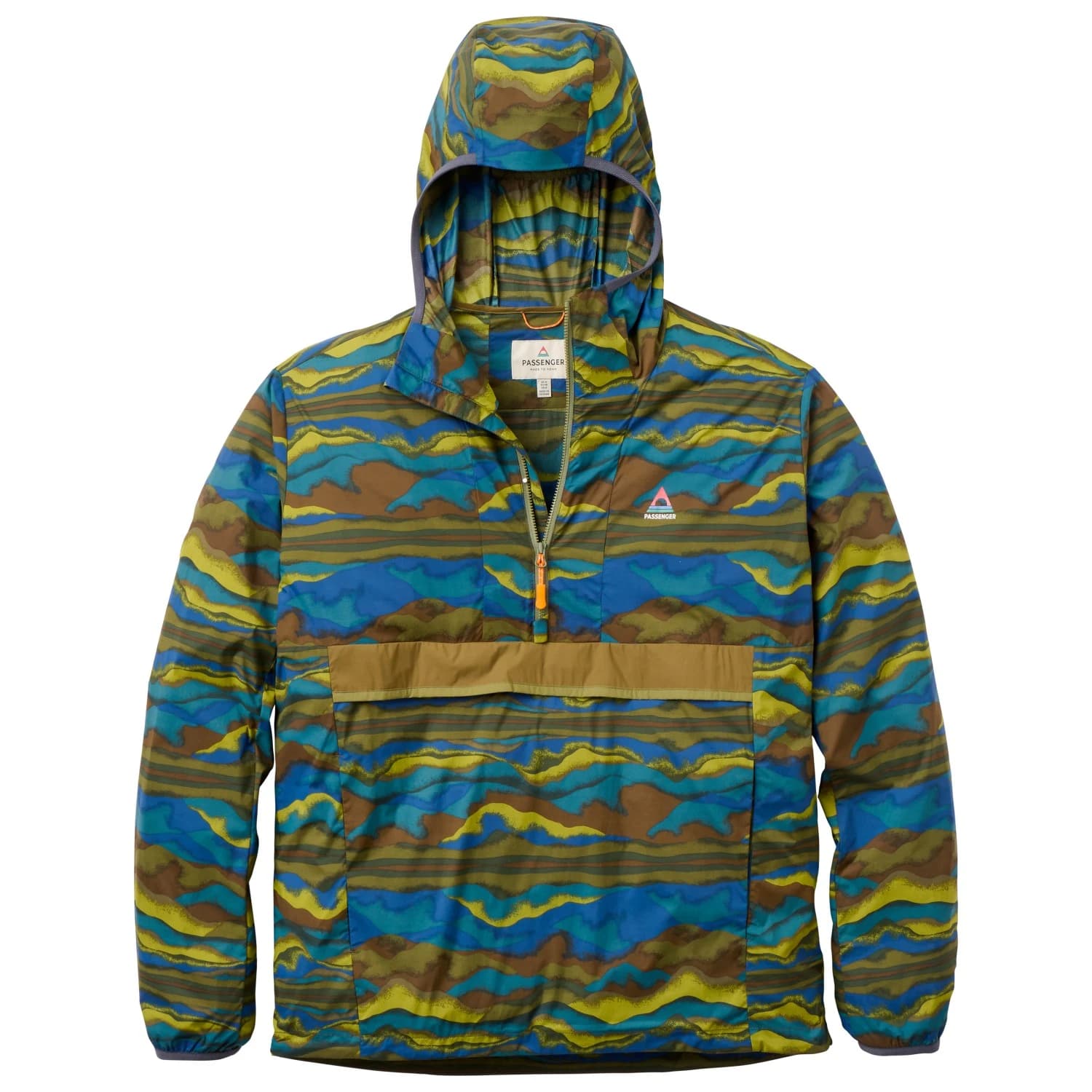 Мъжко ветрозащитно яке Passenger Gusto Windshell Anorak Windproof jacket - Reflection Khaki