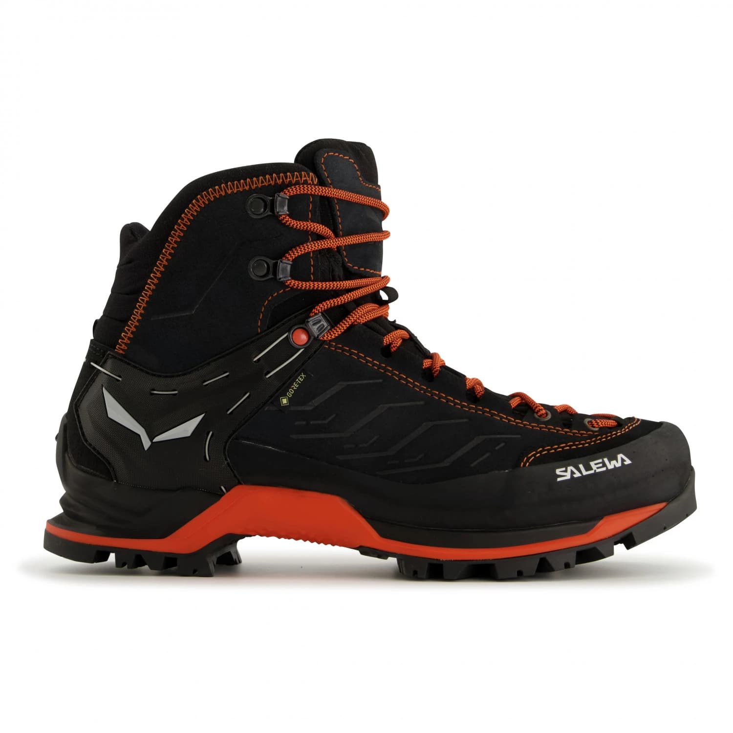 Мъжки туристически обувки Salewa MTN Trainer Mid GTX Walking boots - Asphalt / Fluo Orange