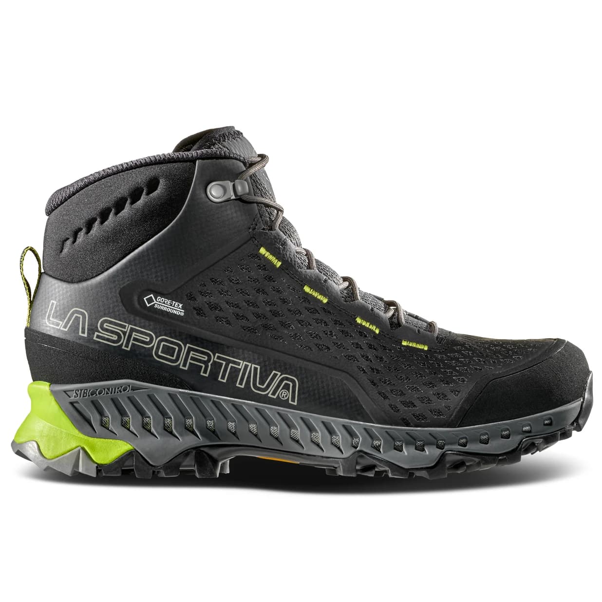 Мъжки туристически обувки La Sportiva Stream GTX Walking boots - Carbon / Apple Green II