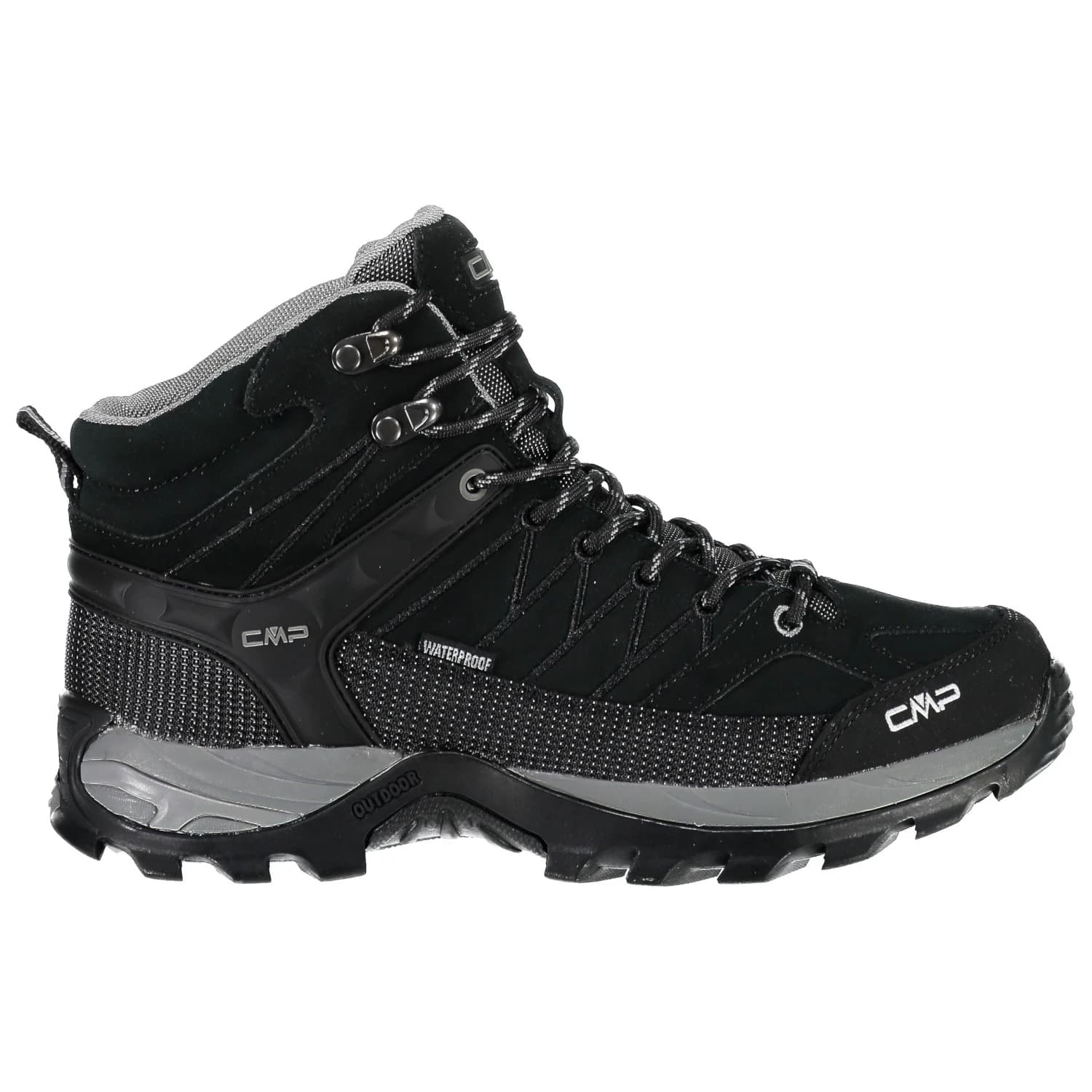 Мъжки туристически обувки CMP Rigel Mid Trekking Shoes Waterproof Walking boots - Nero / Grey