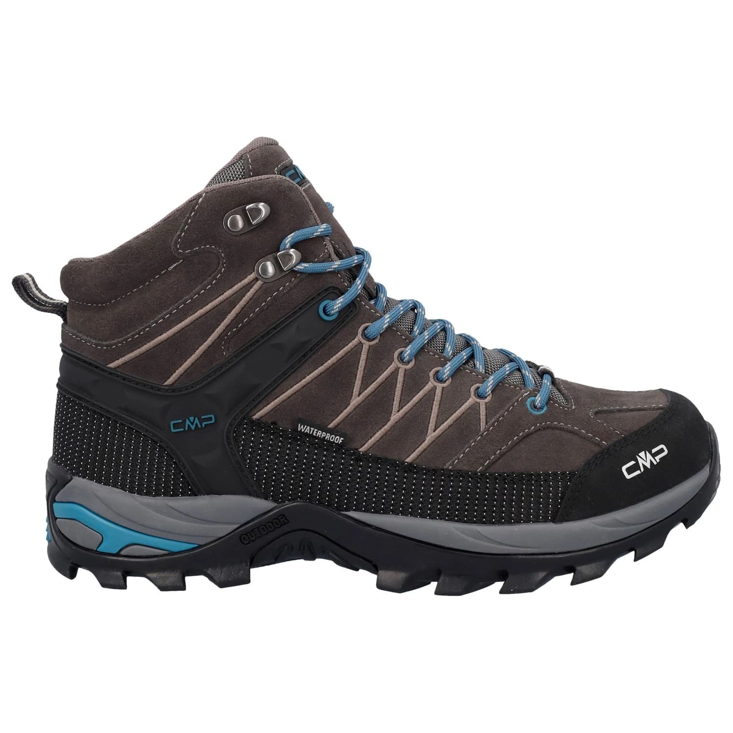 Мъжки туристически обувки Cmp Rigel Mid Trekking Shoes Waterproof Walking boots - Cioccolato / Petroleum