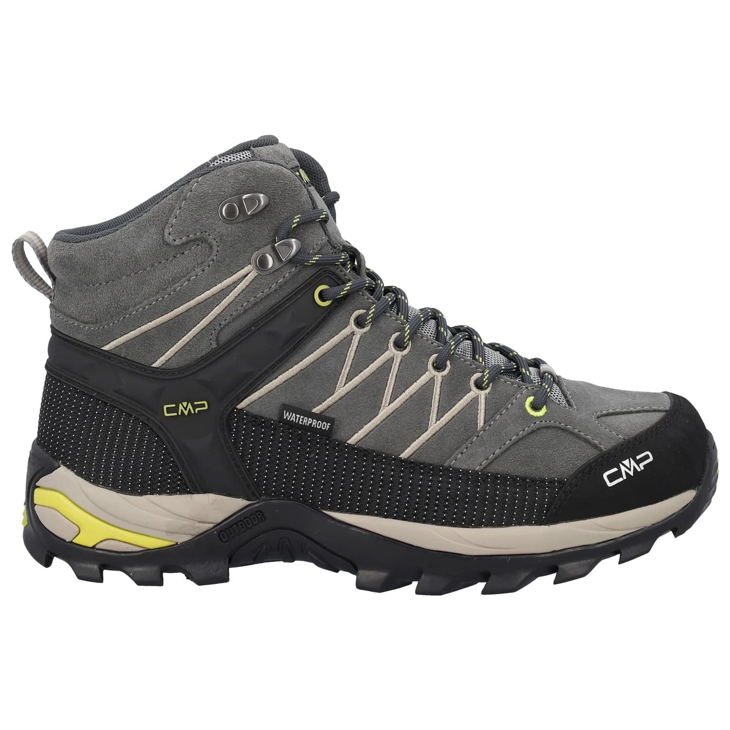 Мъжки туристически обувки CMP Rigel Mid Trekking Shoes Waterproof Walking boots - Grey / Cardmom