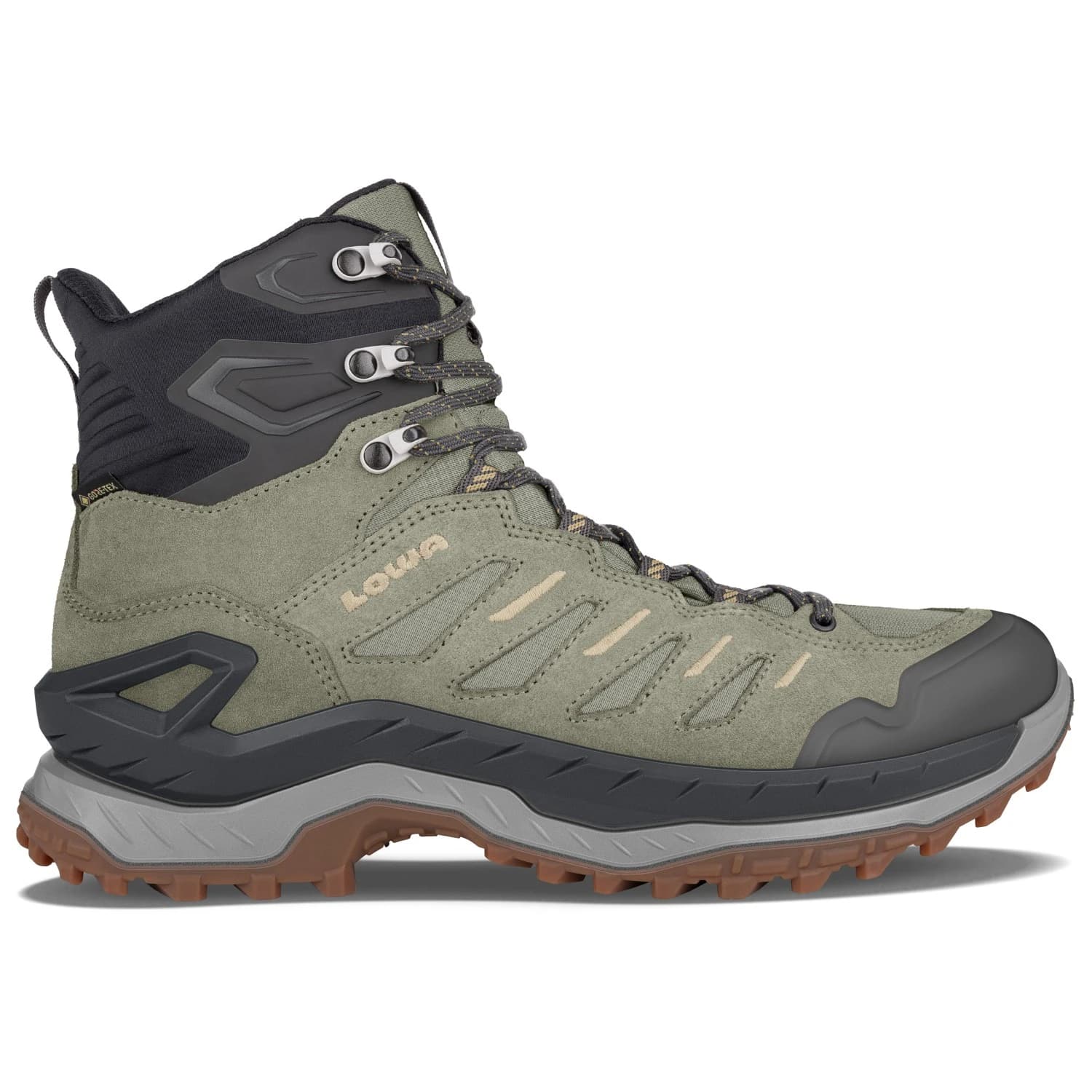 Мъжки туристически обувки Lowa Innovo GTX Mid Walking boots - Sea Grass / Dune