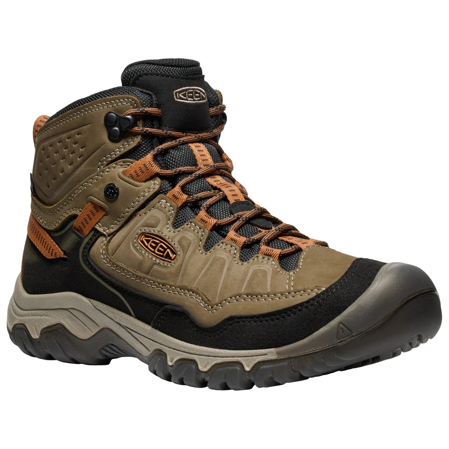 Мъжки туристически обувки Keen Targhee IV Mid WP Walking boots - Sea Turtle / Roasted Pecan