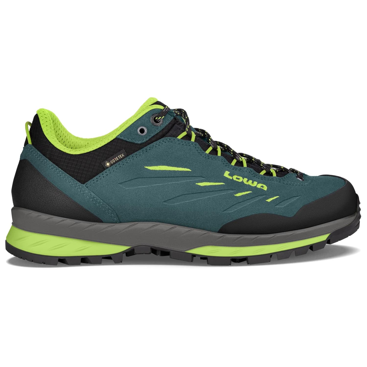 Мъжки туристически обувки Lowa Delago GTX Lo Walking boots - Petrol / Lime