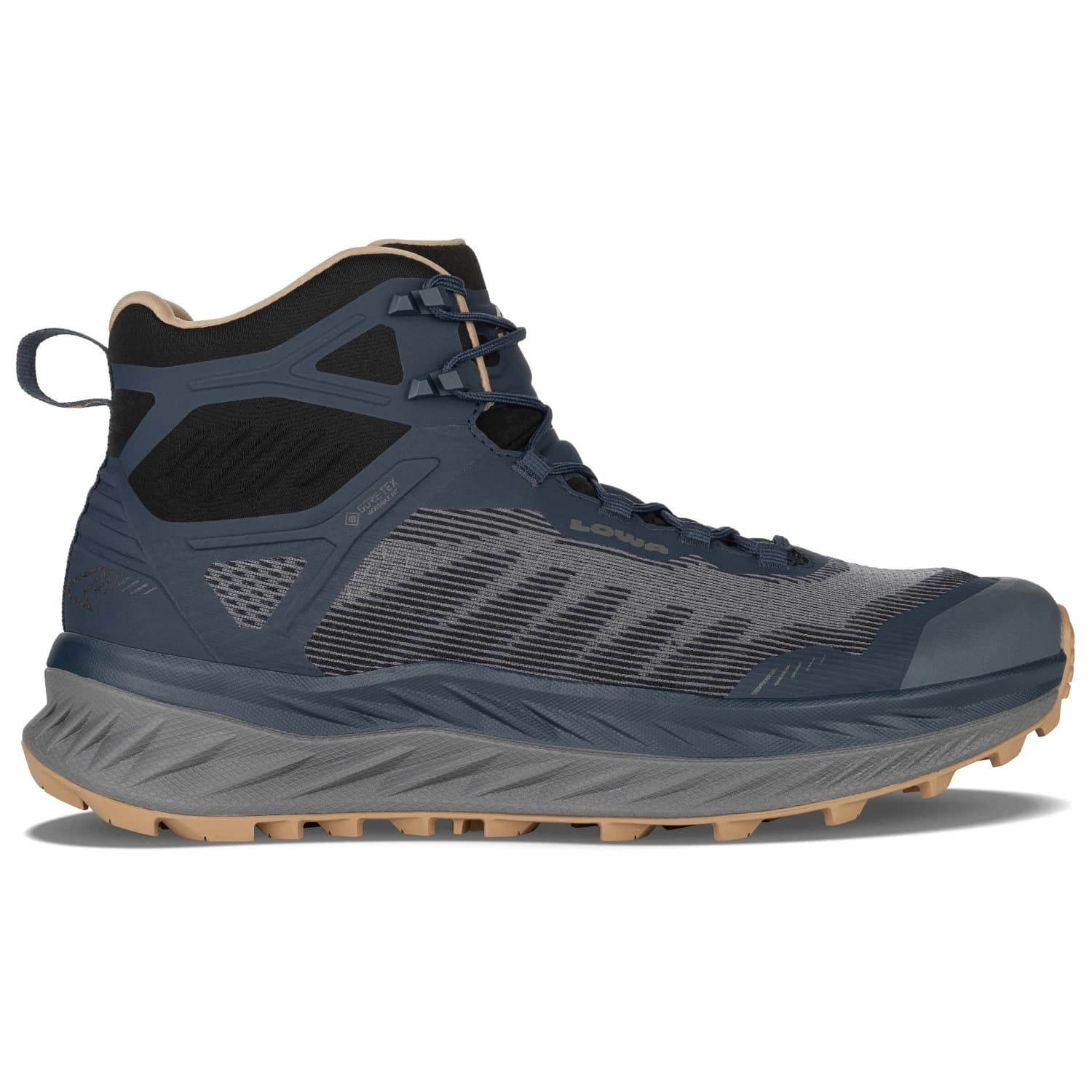 Мъжки туристически обувки Lowa Fortux GTX QC Trail running shoes - Navy / Dune