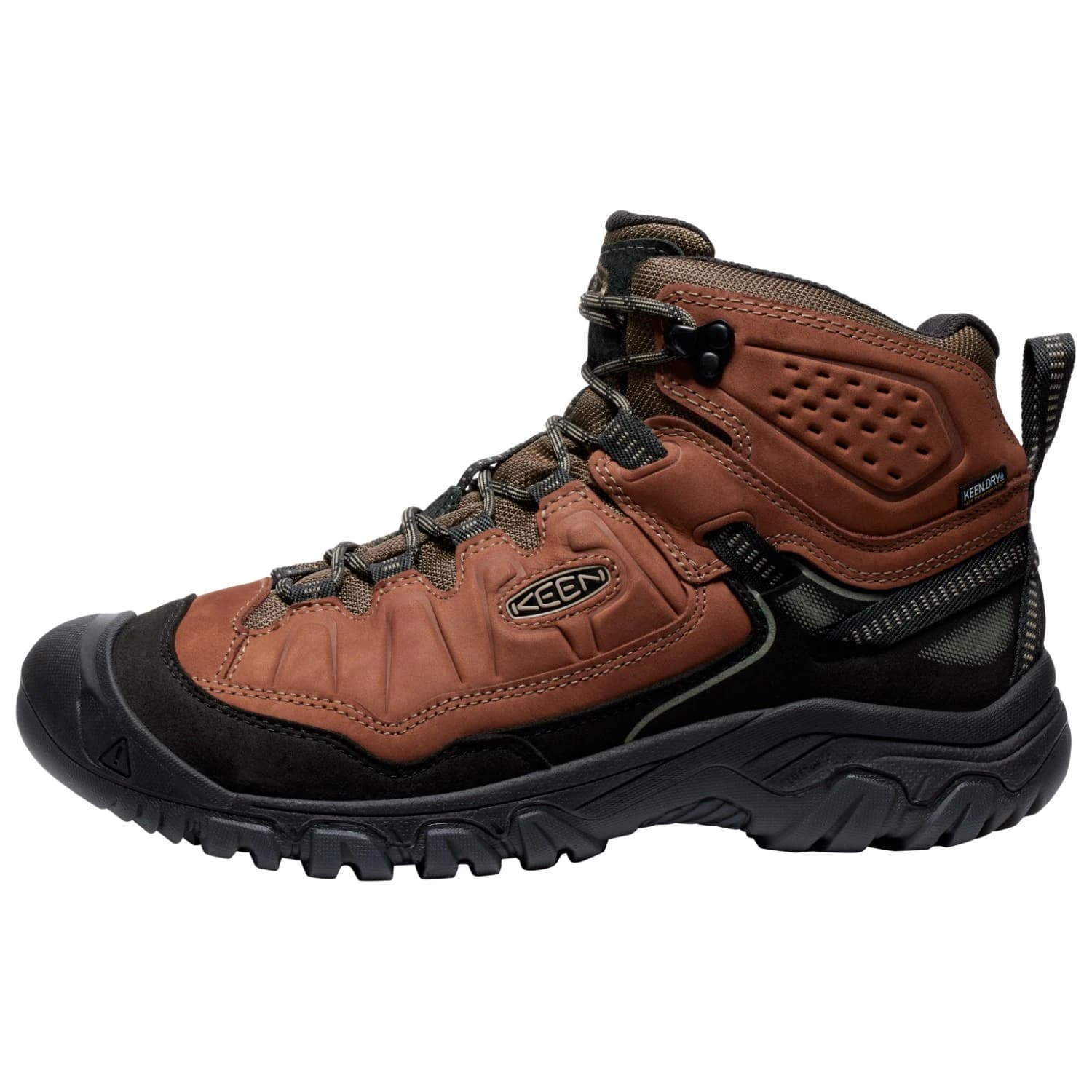 Мъжки туристически обувки Keen Targhee IV Mid WP Wide Walking boots - Bison / Black