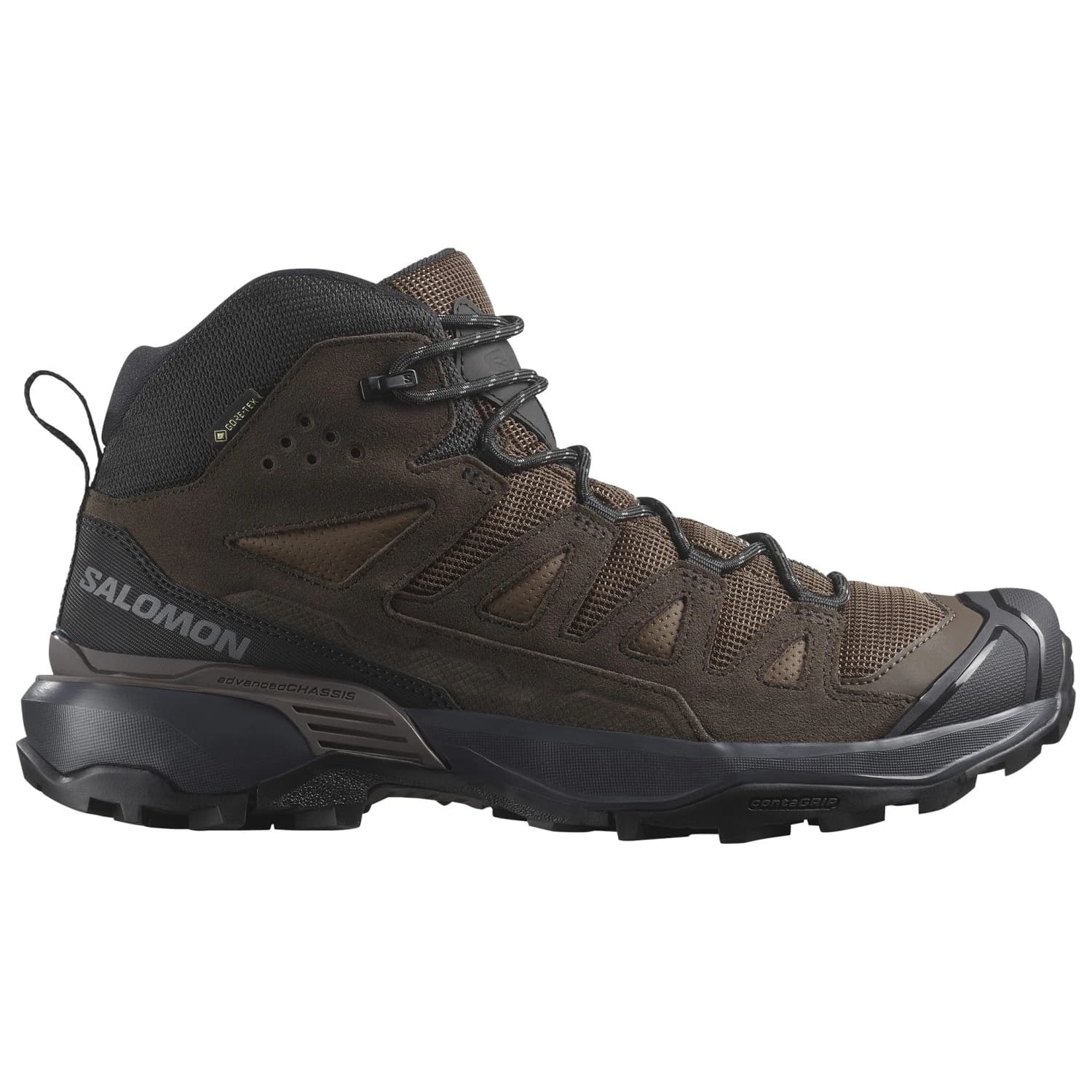 Мъжки туристически обувки Salomon X Ultra 360 Leather Mid GORE-TEX Walking boots - Dark Earth / Delicioso / Castlerock