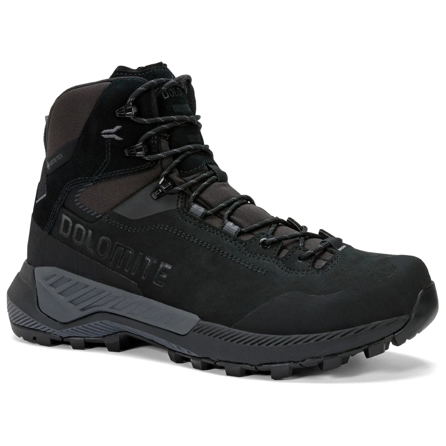 Мъжки туристически обувки Dolomite Shoe Vernale Leather High GTX Walking boots - Black