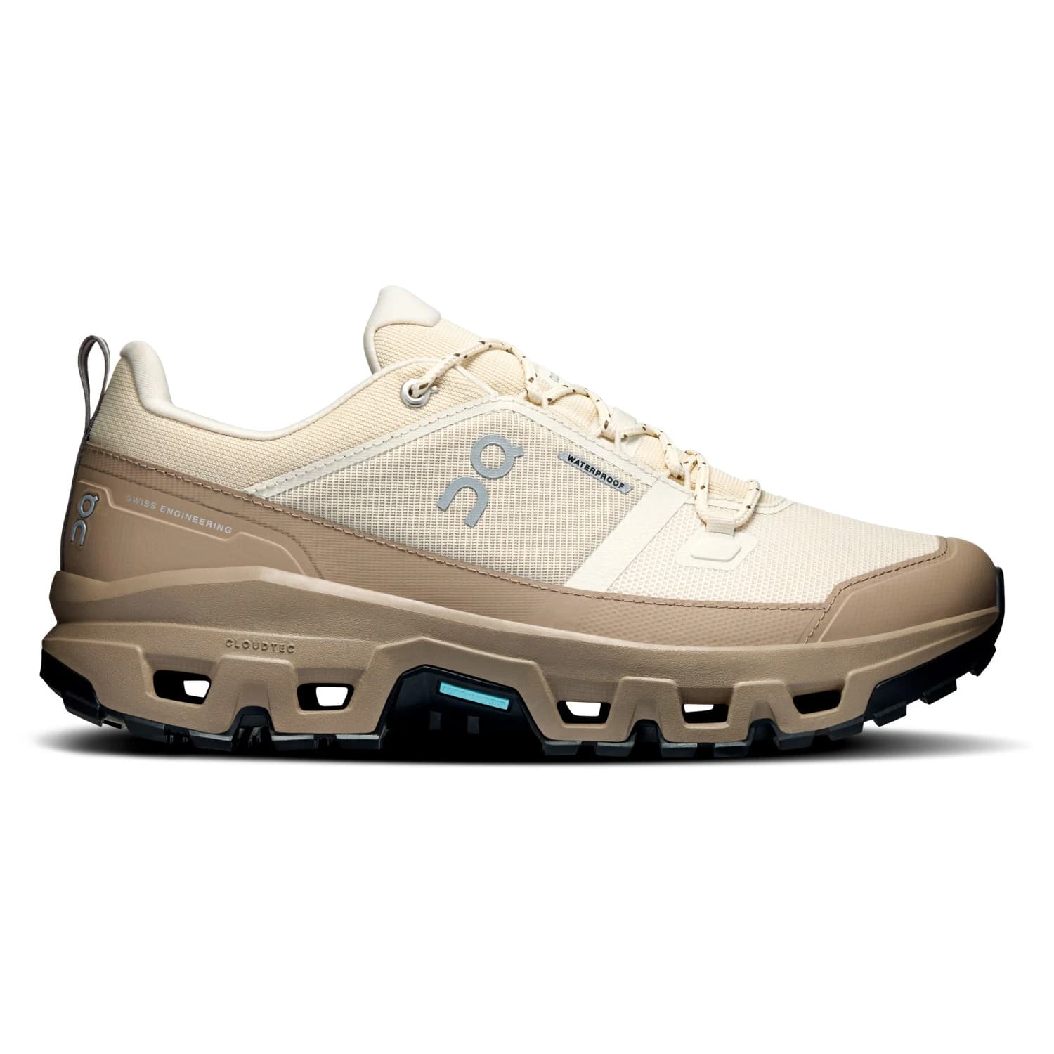 Мъжки туристически обувки On Cloudrock Low WP Walking boots - Grain / Soba