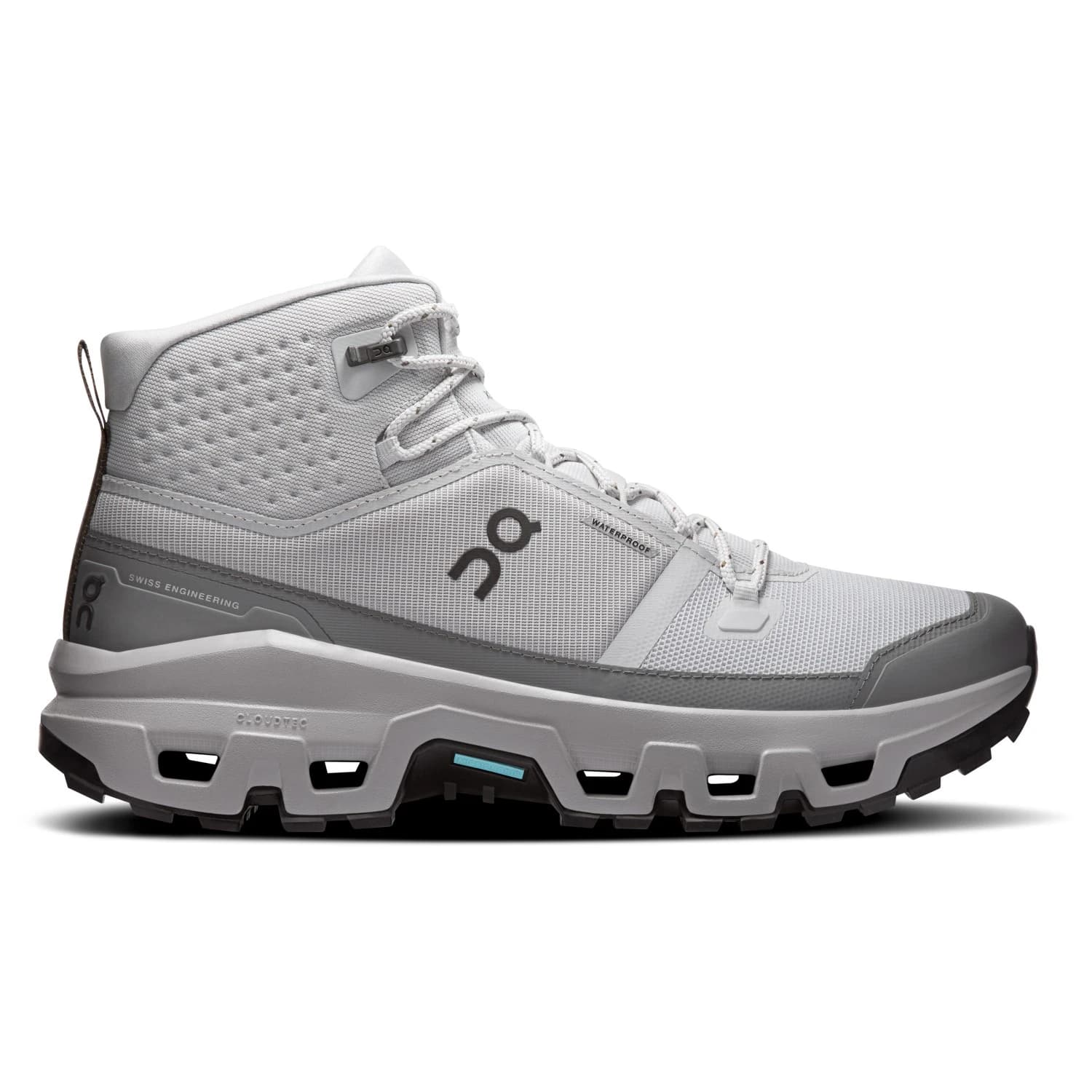 Мъжки туристически обувки On Cloudrock Mid WP Walking boots - Glacier / Alloy