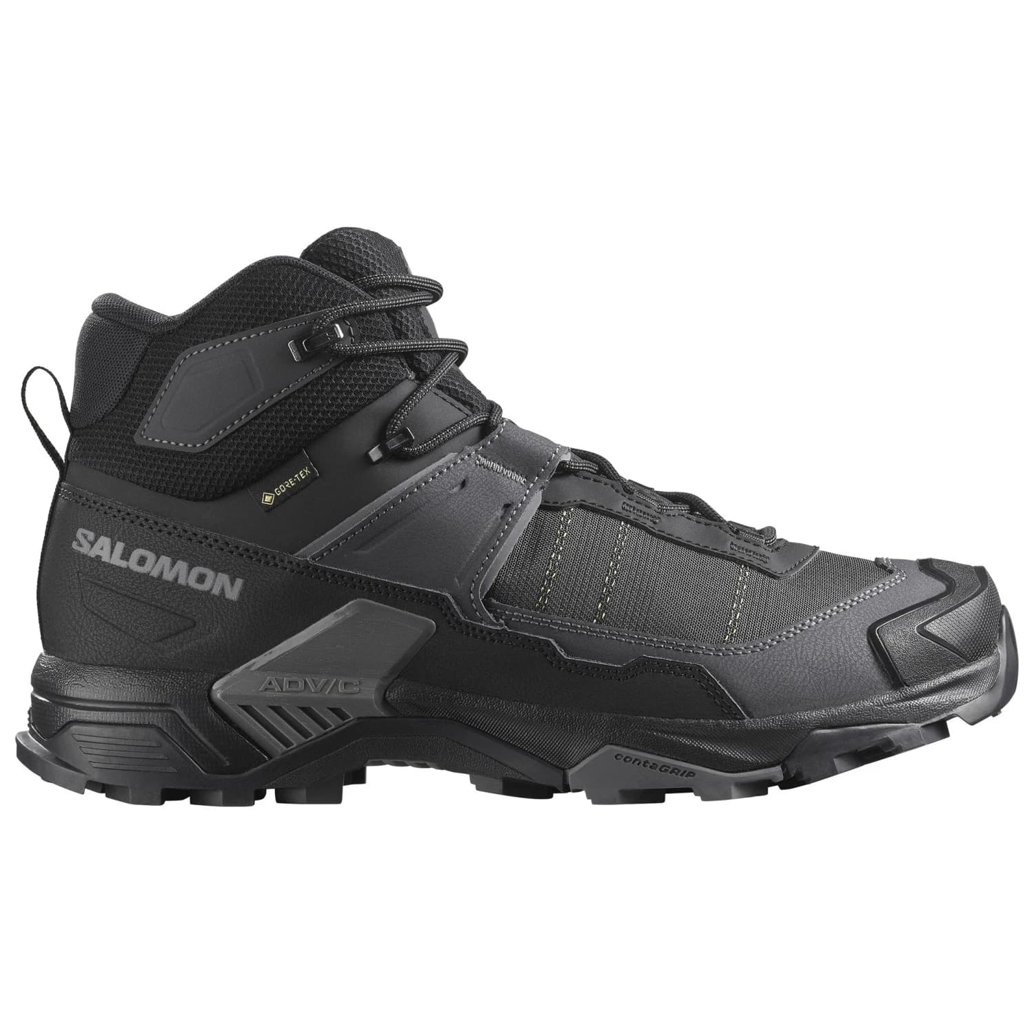 Мъжки туристически обувки Salomon X Ultra 5 Mid Wide GORE-TEX Walking boots - Black / Asphalt / Castlerock