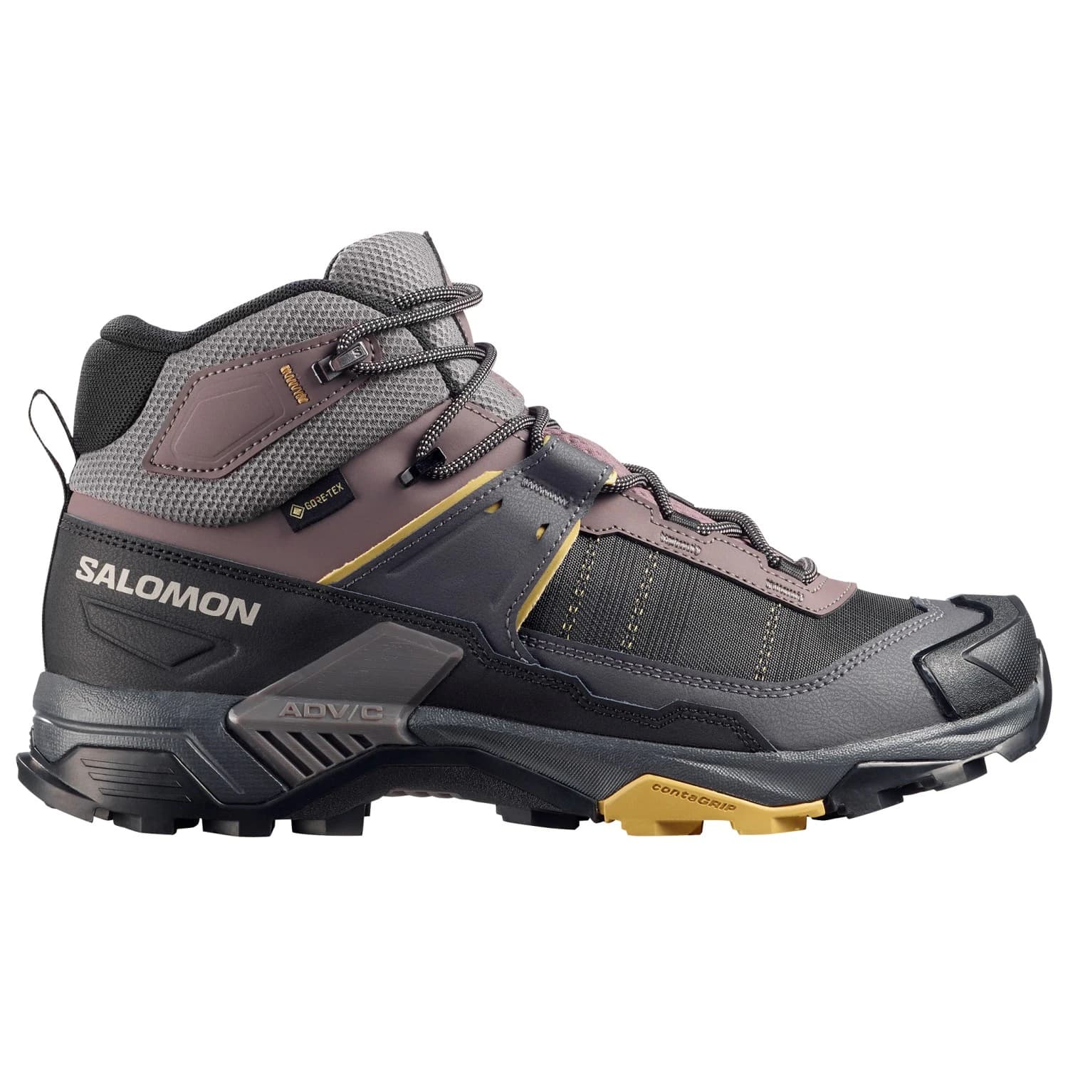 Мъжки туристически обувки Salomon X Ultra 5 Mid Wide GORE-TEX Walking boots - Dark Gull Gray / Asphalt / Willow