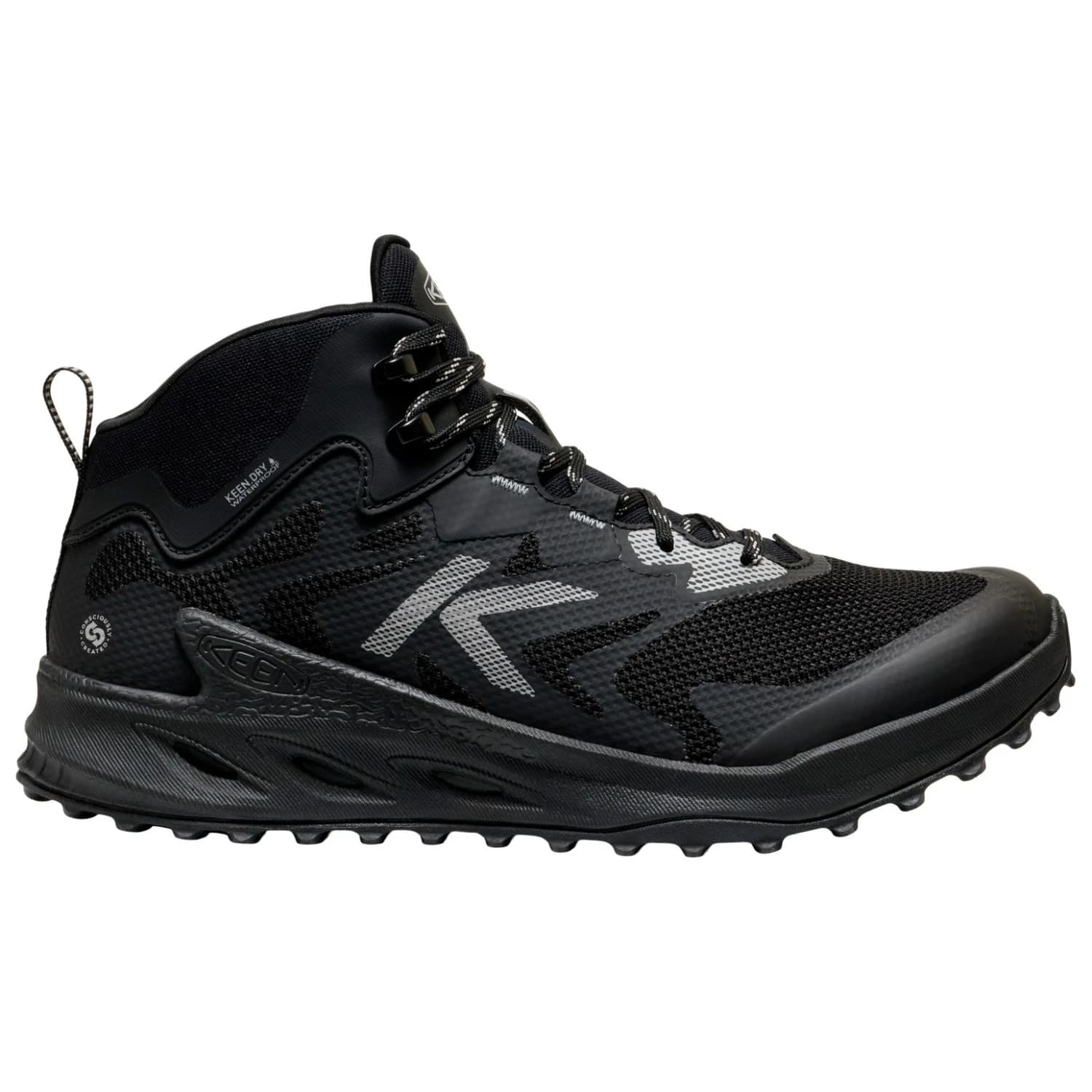 Мъжки туристически обувки Keen Zionic NXT Mid WP Walking boots - Triple Black