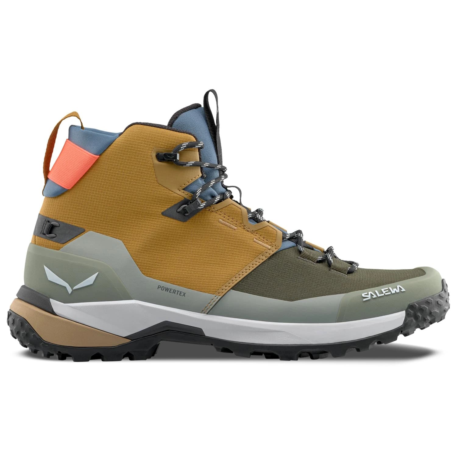 Мъжки туристически обувки Salewa Puez 2 Mid PTX Walking boots - Golden Brown / Shadow