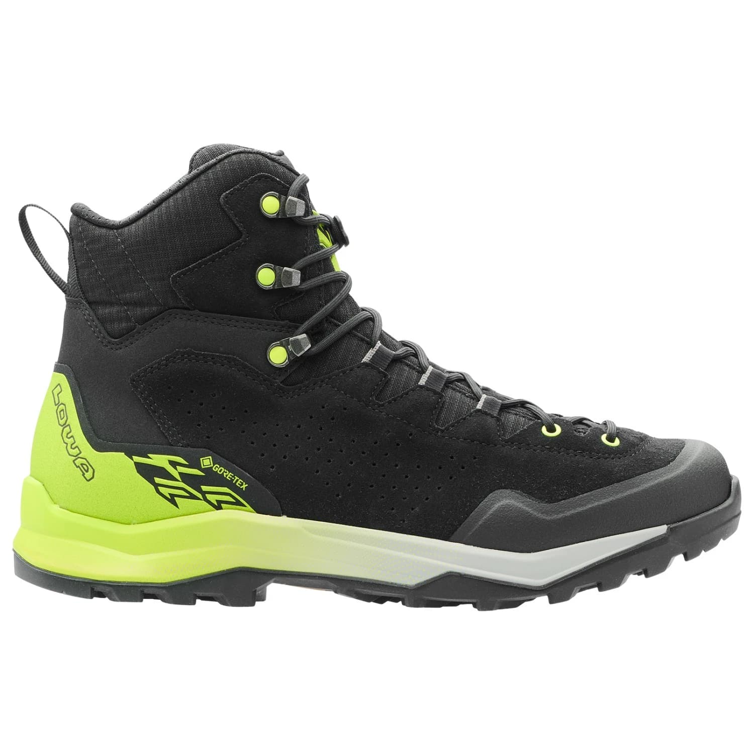Мъжки туристически обувки Lowa Explorer GTX Mid Walking boots - Black / Lime