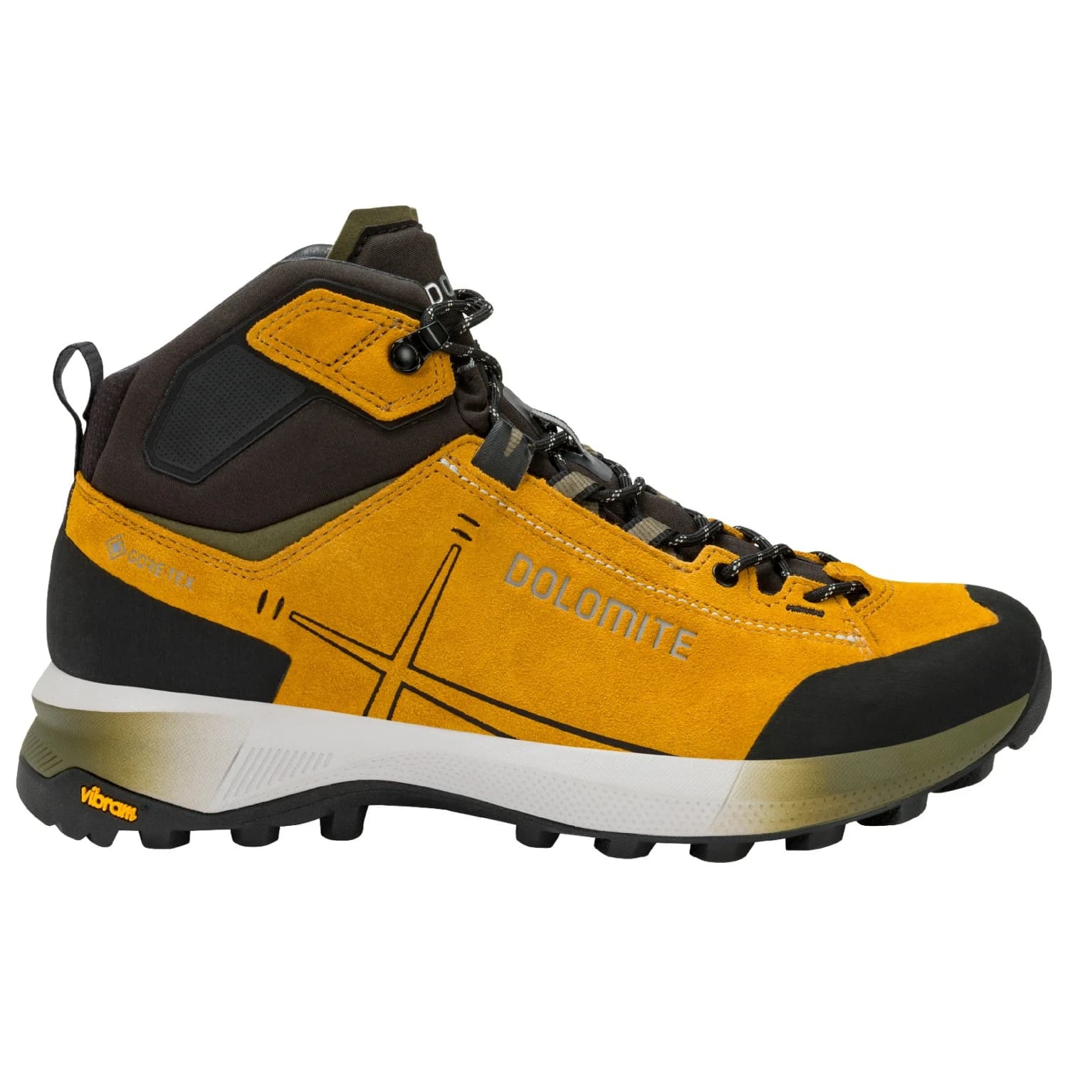 Мъжки туристически обувки Dolomite Shoe Vernale Hike Mid GTX Walking boots - Golden Yellow