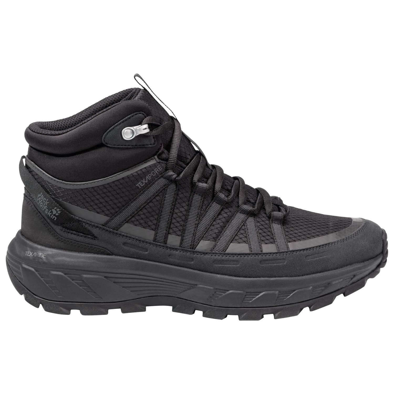 Мъжки туристически обувки Jack Wolfskin Wild Hike Texapore Mid Walking boots - Black