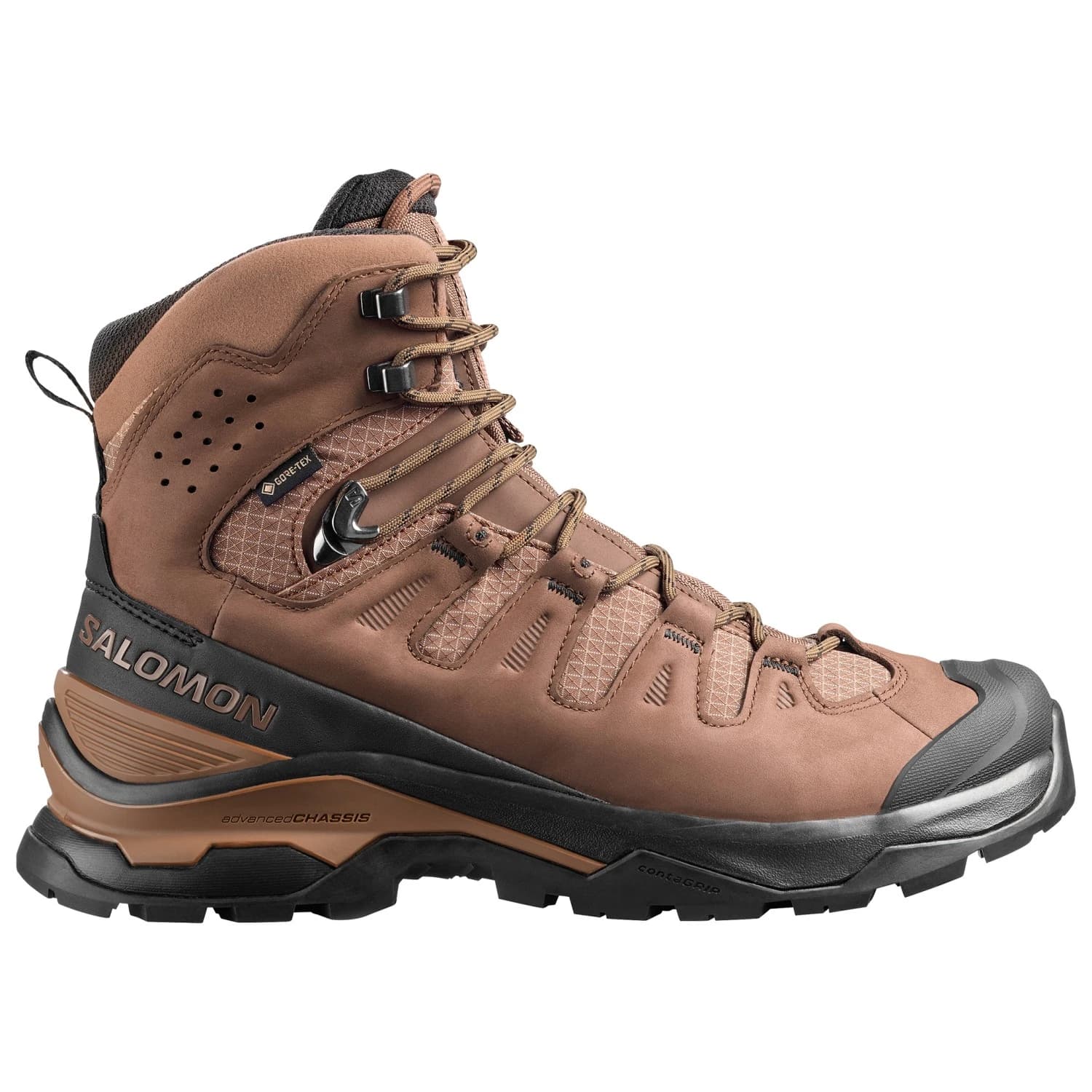 Мъжки туристически обувки Salomon Quest 5 GORE-TEX Walking boots - Dark Earth / Black / Dark Earth
