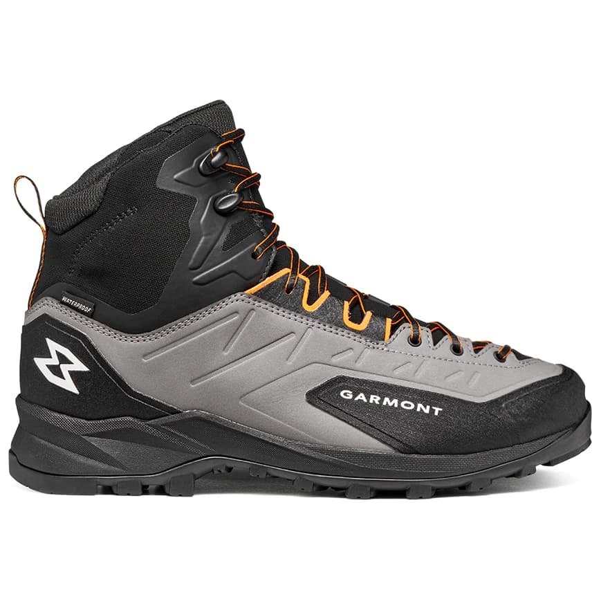 Туристически обувки Garmont Oron Mid WP Walking boots - Skyline Grey / Flame Orange