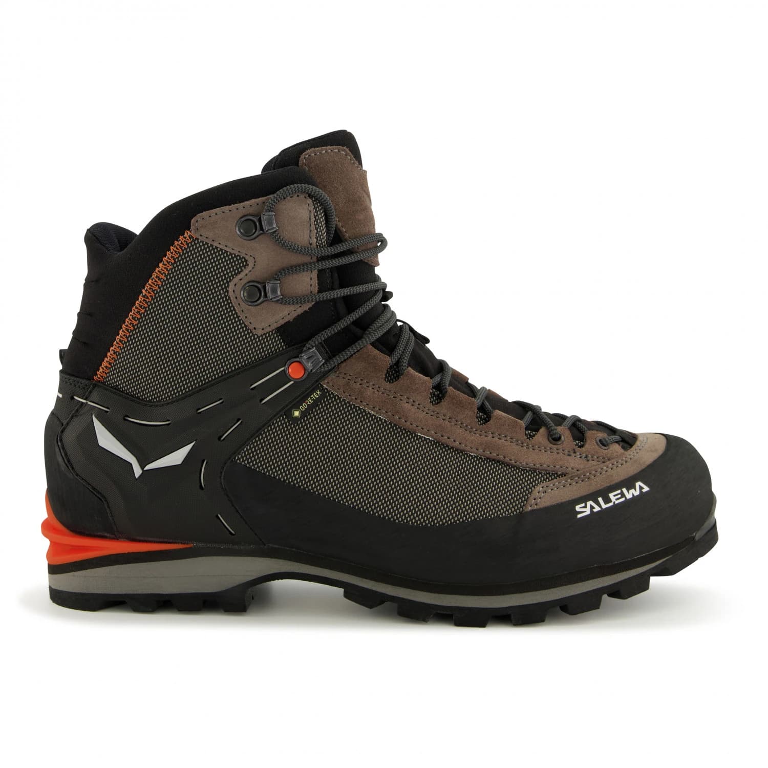 Мъжки алпийски обувки Salewa Crow GTX Mountaineering boots - Wallnut / Fluo Orange