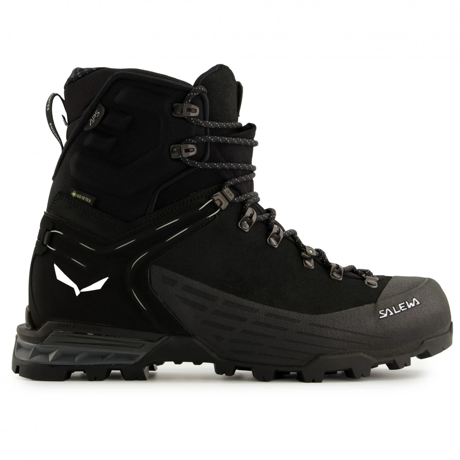 Мъжки алпийски обувки Salewa Ortles Ascent Mid GTX Mountaineering boots - Black / Black