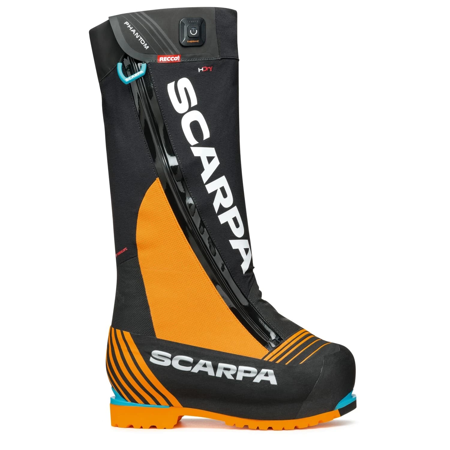 Експедиционен обувки Scarpa Phantom 8000 Thermic HD Expedition boots - Black / Bright Orange