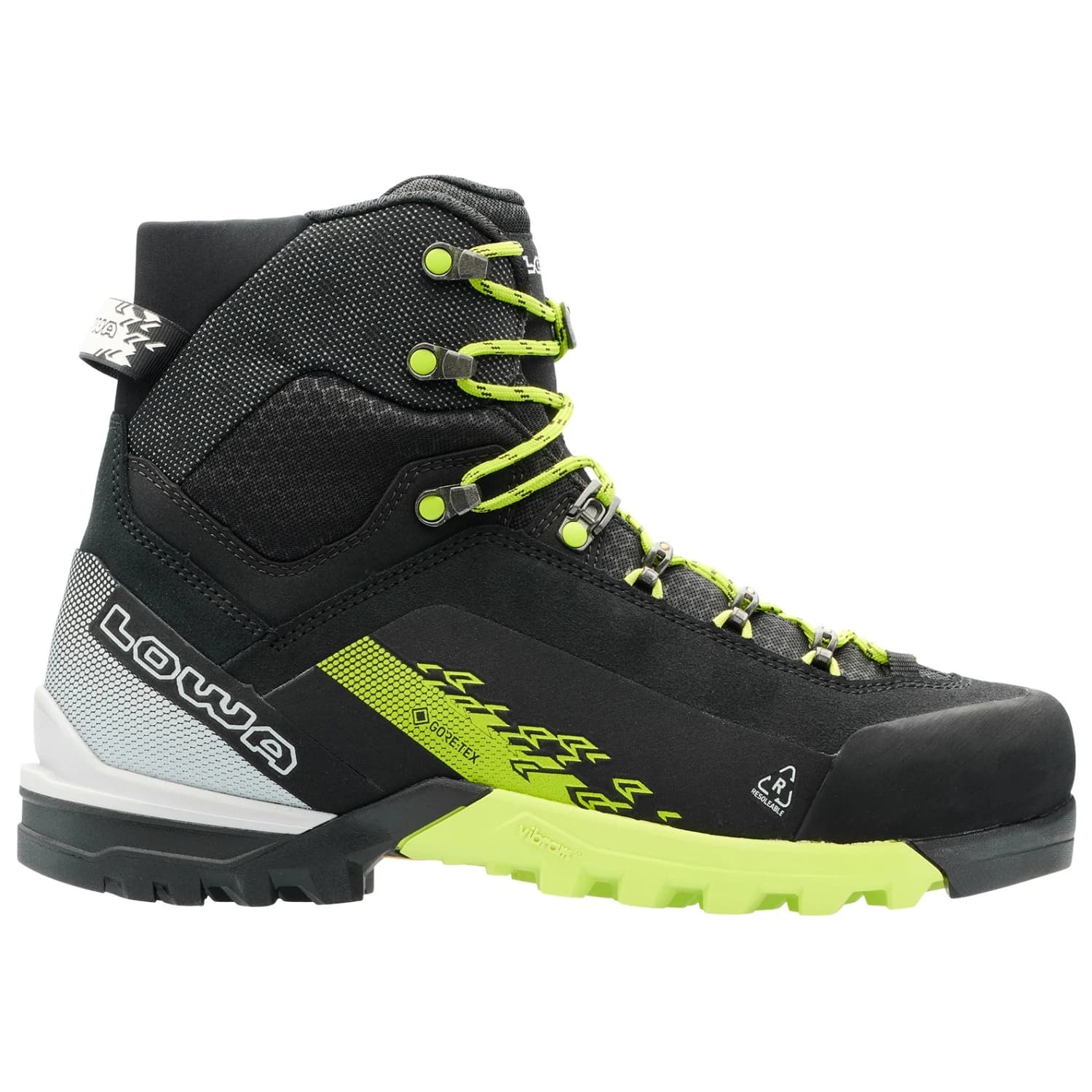 Мъжки алпийски обувки Lowa Cervino GTX Mid Mountaineering boots - Black / Lime