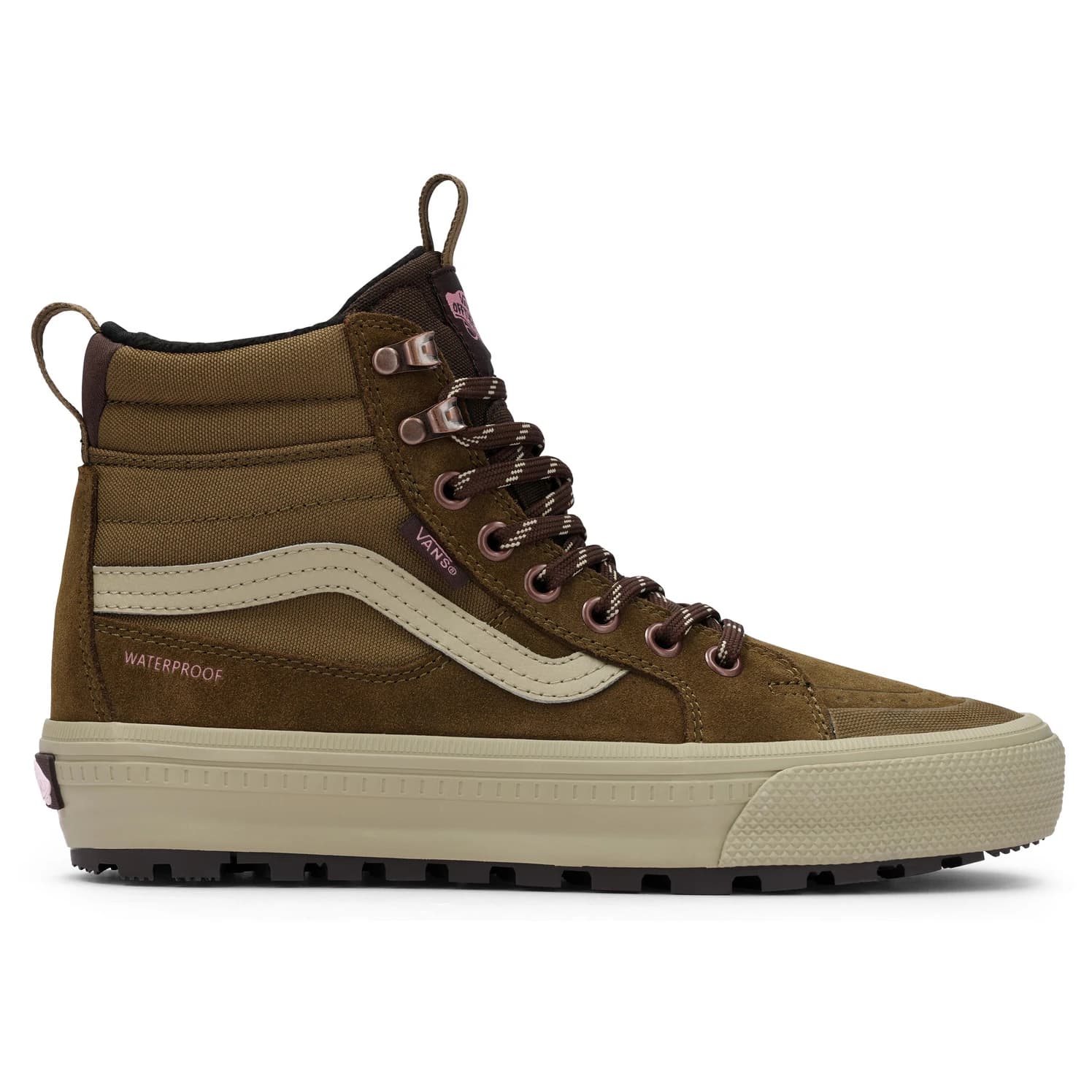 Зимни ботуши Vans MTE Sk8-Hi Waterproof Insulated Winter boots - Brown / Pink