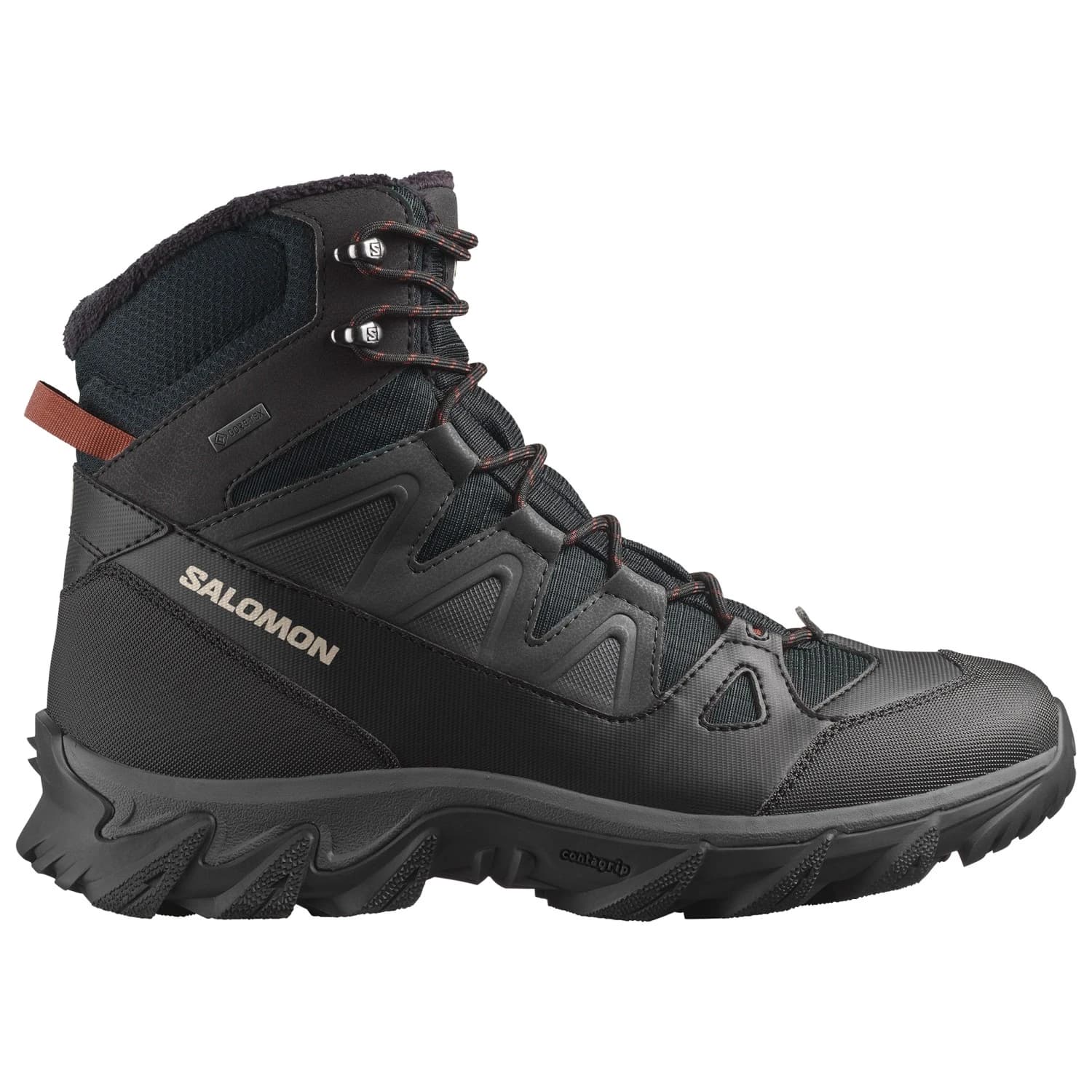 Зимни ботуши Salomon Outsnow GTX Winter boots - Black / Asphalt / Burnt Henna