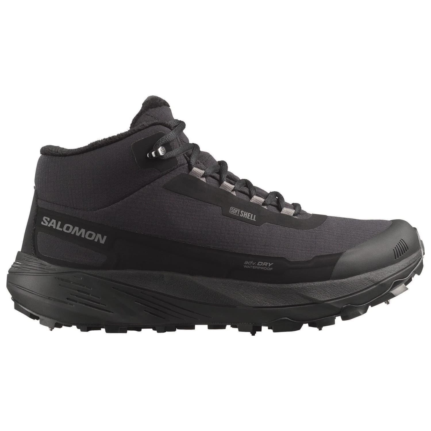 Зимни ботуши Salomon Shelter Spike Waterproof Winter boots - Black / Castlerock / Black