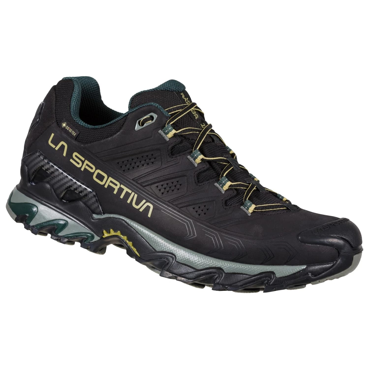 Мъжки мултиспорт обувки La Sportiva Ultra Raptor II Leather Wide GTX Multisport shoes - Black / Cedar
