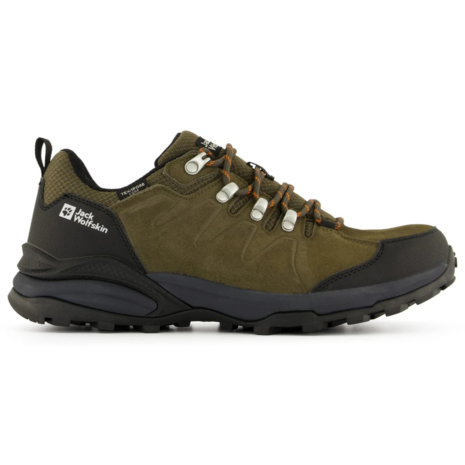 Мъжки мултиспорт обувки Jack Wolfskin Refugio Texapore Low Multisport shoes - Khaki / Phantom