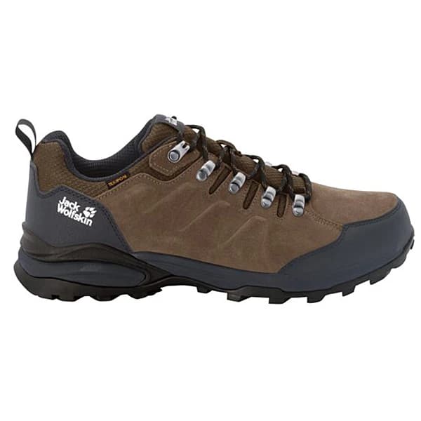 Мъжки мултиспорт обувки Jack Wolfskin Refugio Texapore Low Multisport shoes - Brown / Phantom