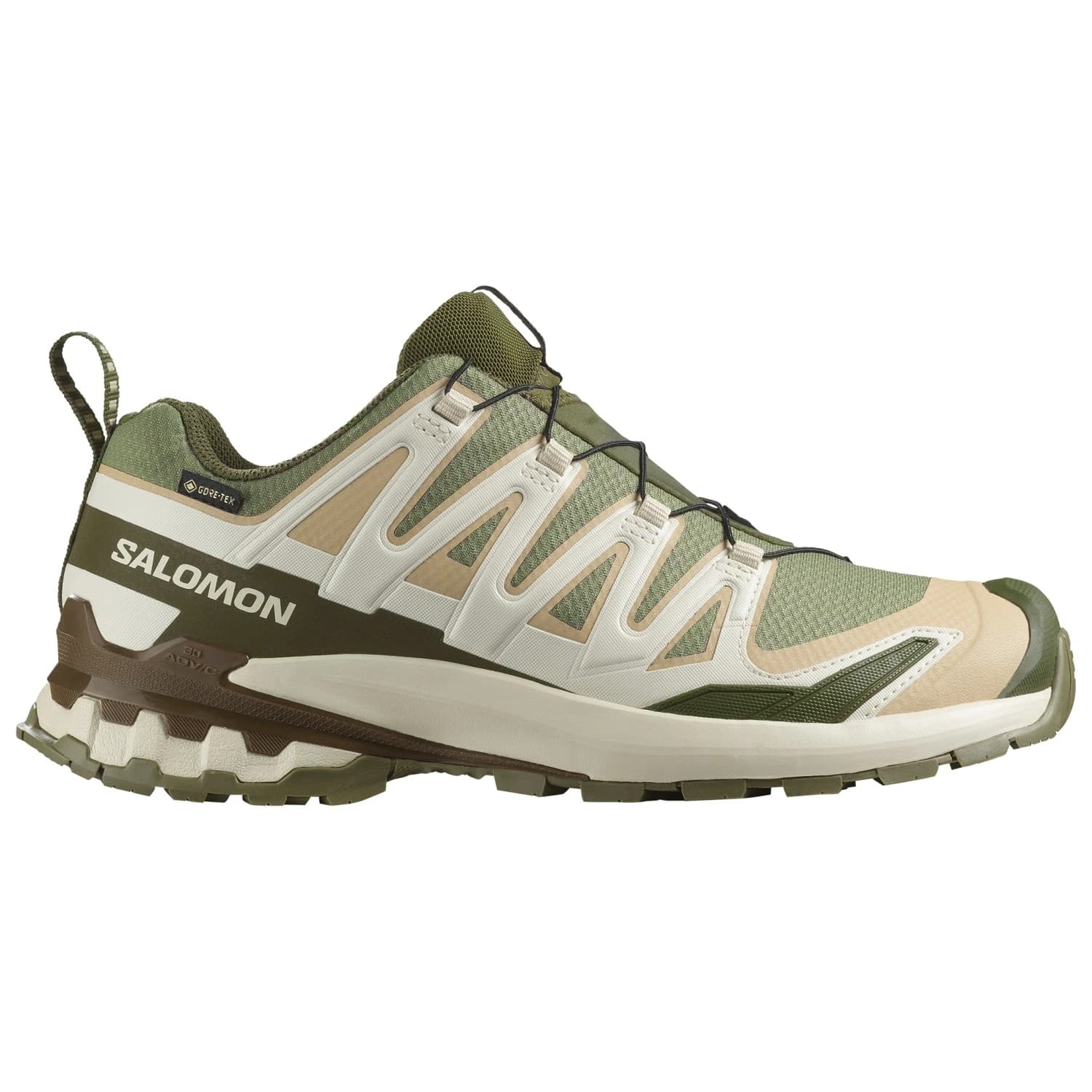 Мъжки мултиспорт обувки Salomon XA Pro 3D V9 GTX Multisport shoes - Deep Lichen Green / Safari / Dark Earth