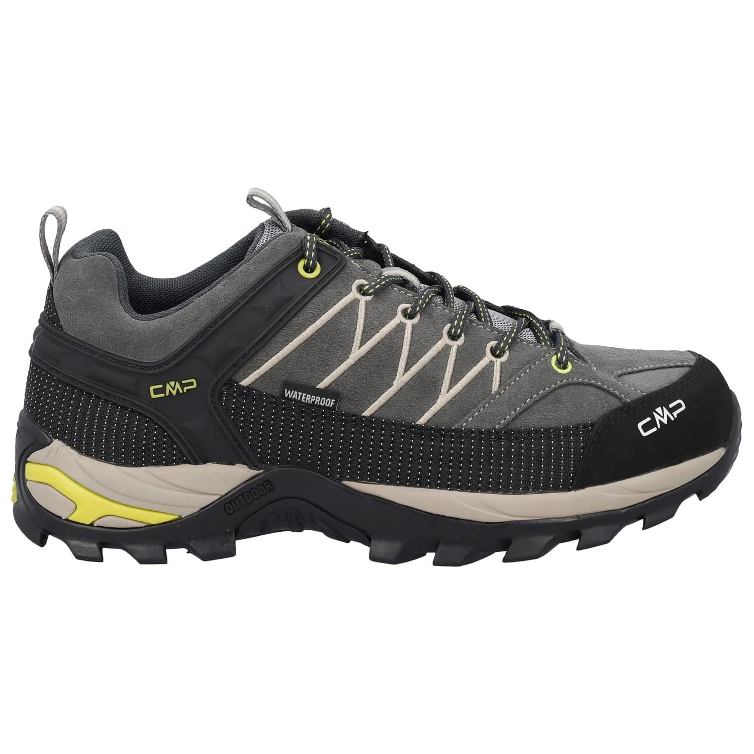 Мъжки мултиспорт обувки CMP Rigel Low Trekking Shoes Waterproof Multisport shoes - Grey / Cardmom