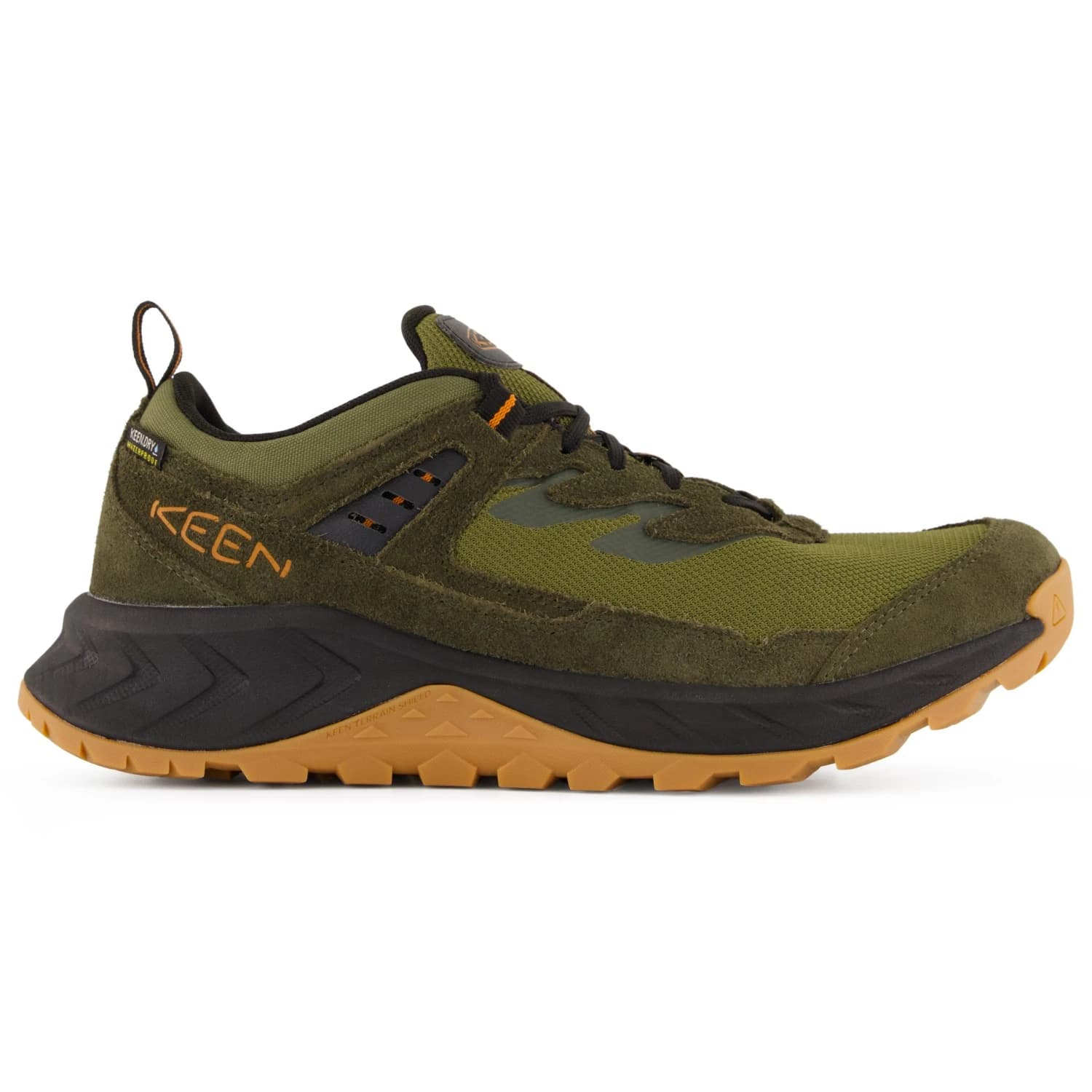 Мъжки мултиспорт обувки Keen Hightrail WP Multisport shoes - Winter Moss / Gold Flame
