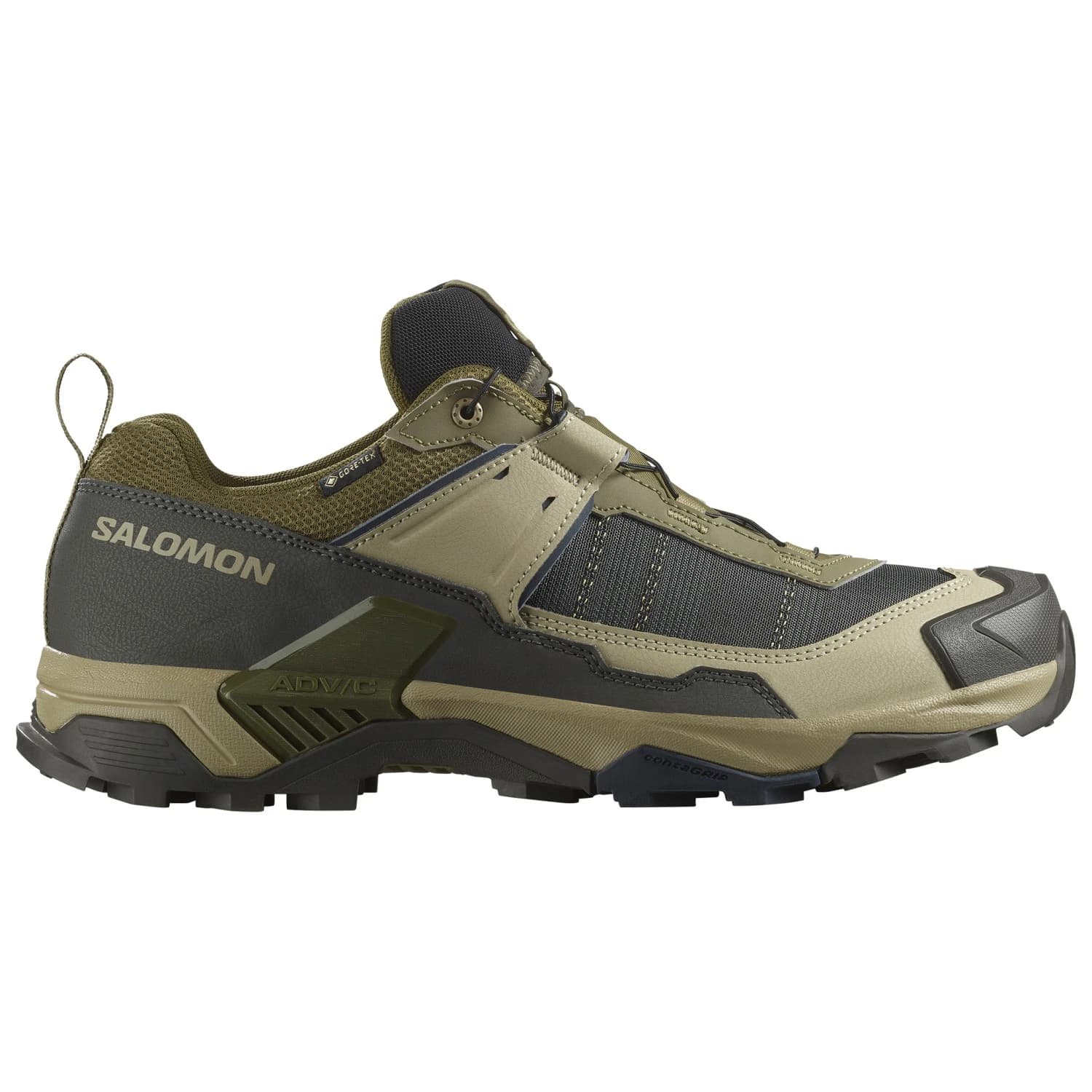 Мъжки мултиспорт обувки Salomon X Ultra 5 GORE-TEX Multisport shoes - Martini Olive / Gray Green / Blue Nights