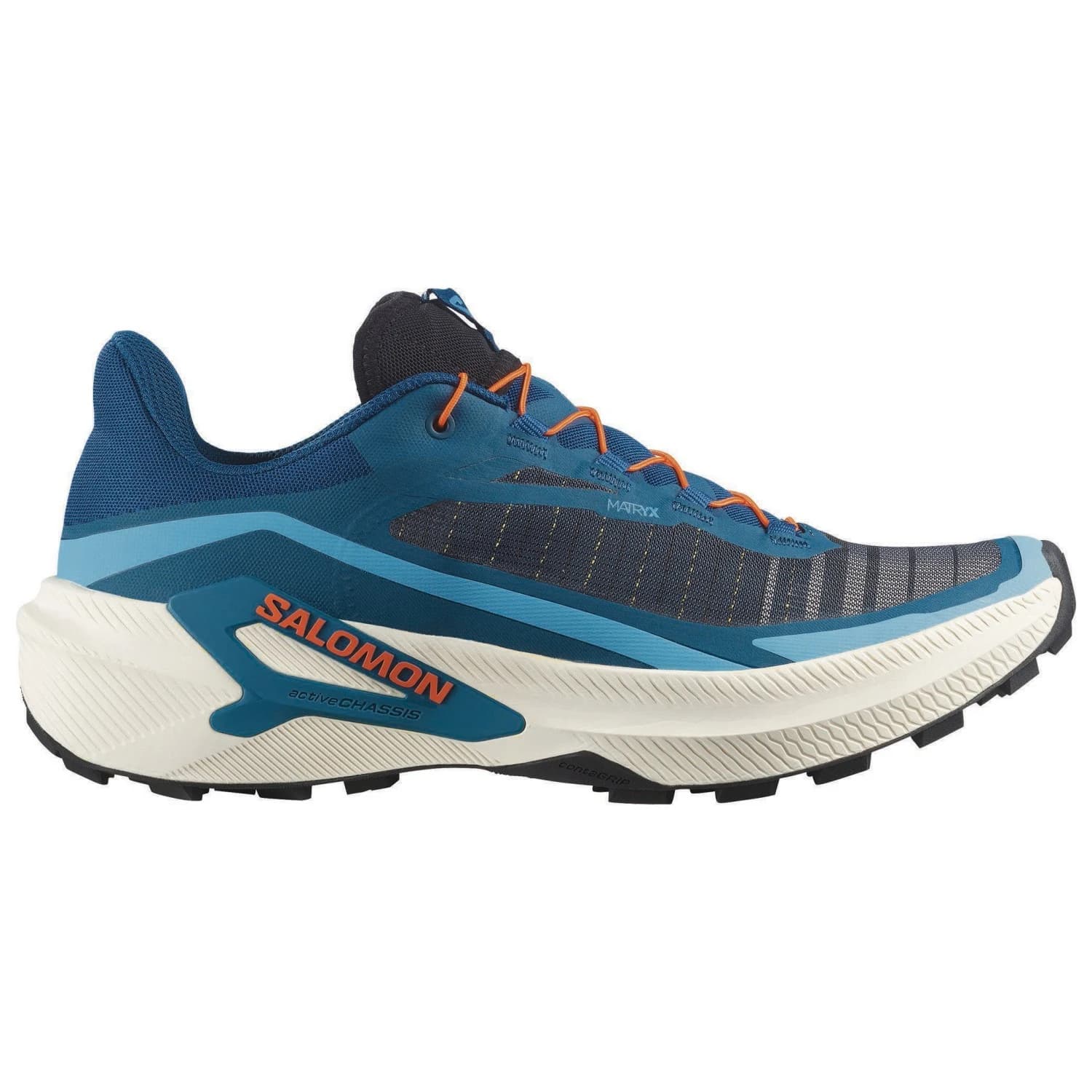 Мъжки мултиспорт обувки Salomon Genesis 2 Trail running shoes - Gibraltar Sea / Vanilla Ice / Dragon Fire