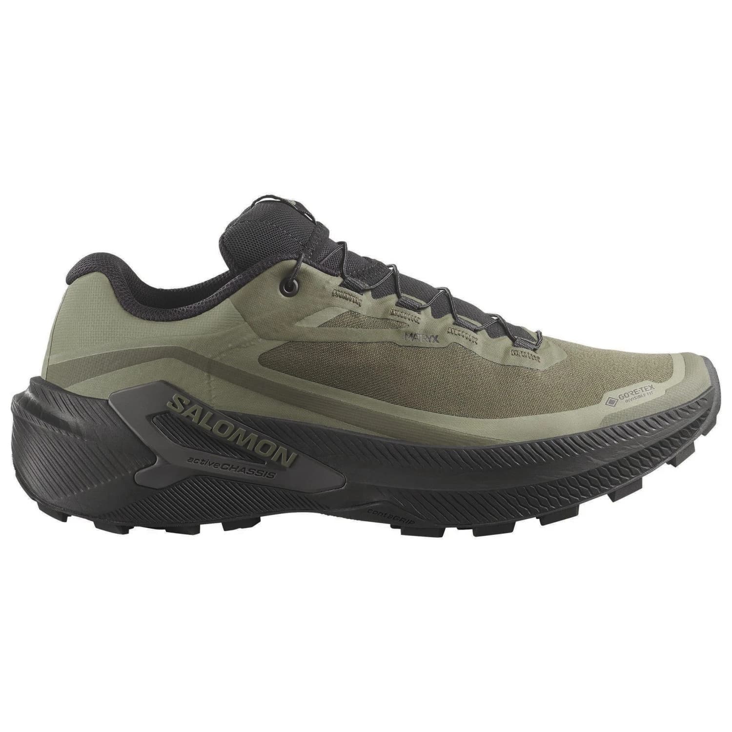 Мултиспорт обувки Salomon Genesis 2 GTX Trail running shoes - Grape Leaf / Black / Deep Lichen Green