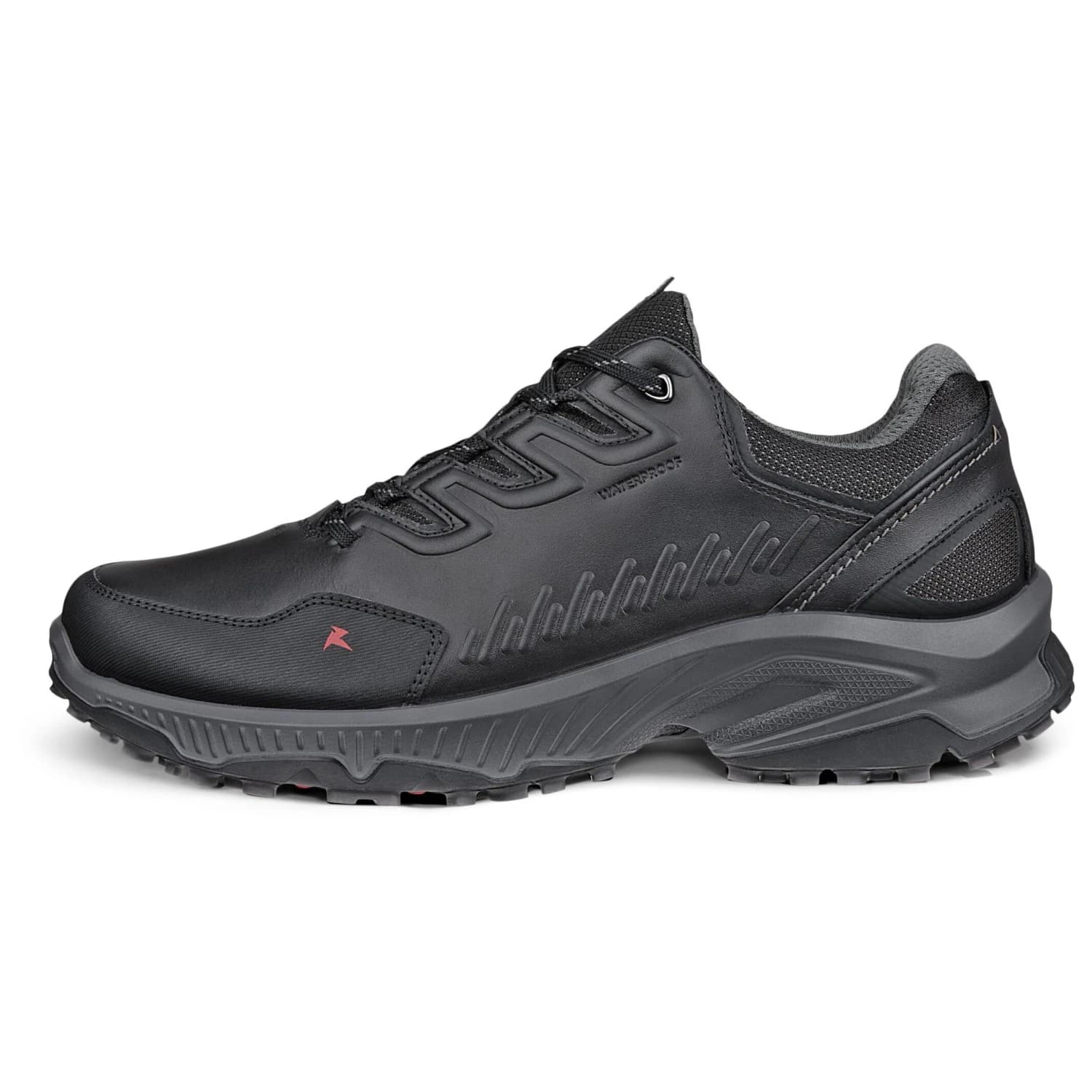 Мъжки мултиспорт обувки Ecco Receptor Xp WP Lea Shoe Multisport shoes - Black / Black