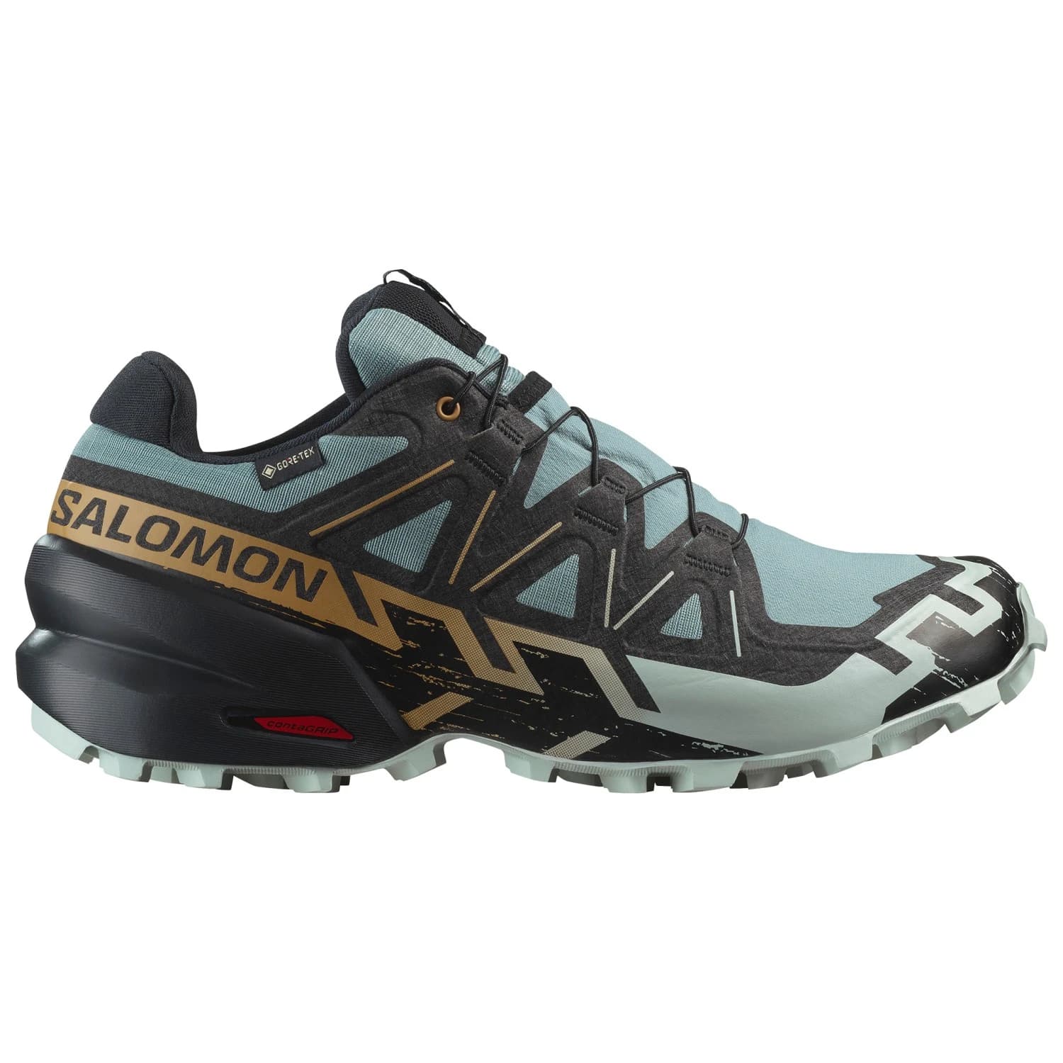 Маратонки Salomon Speedcross 6 Gore-Tex Trail running shoes - Trooper / Black / Wood Thrush