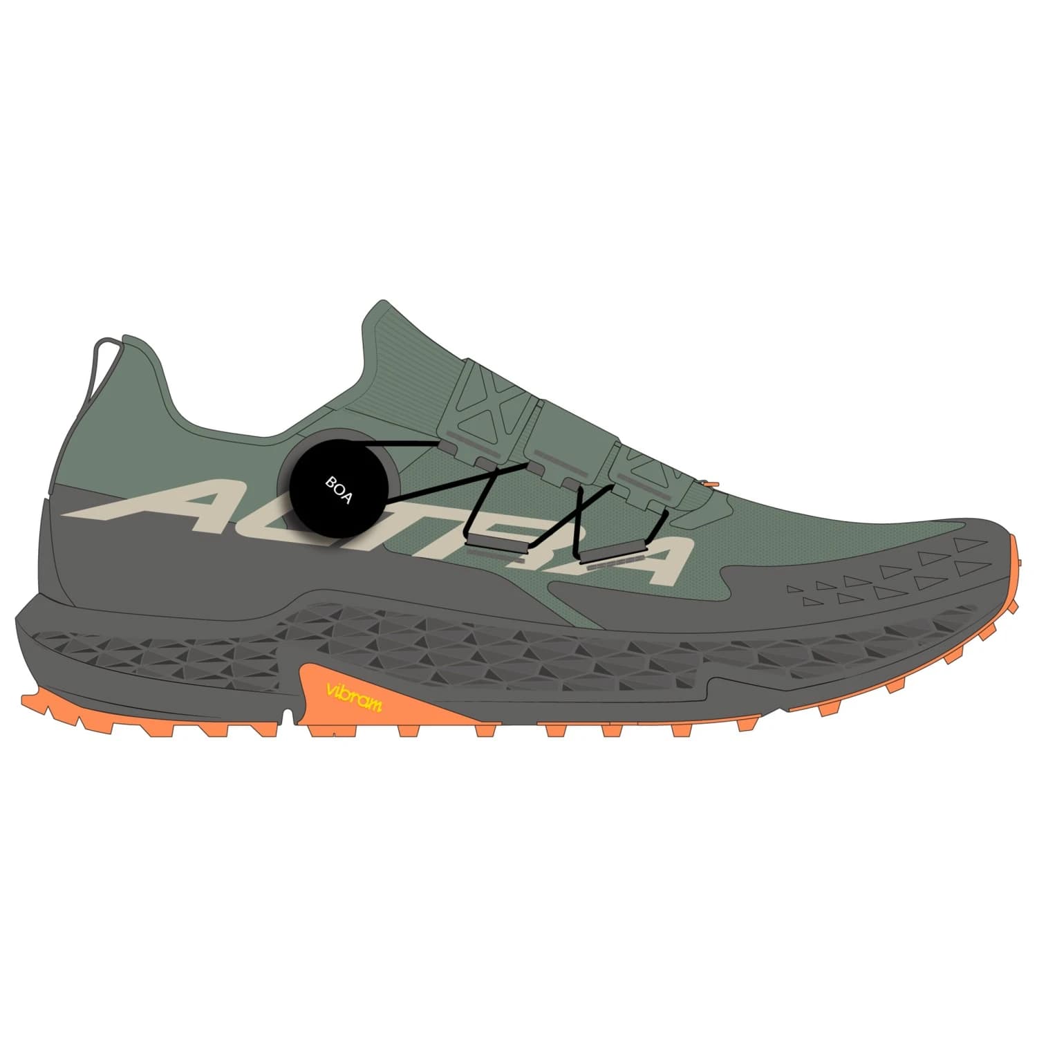 Мъжки маратонки Altra Timp 5 Boa Trail running shoes - Sea Spray / Oyster Grey / Dark Gulll Grey