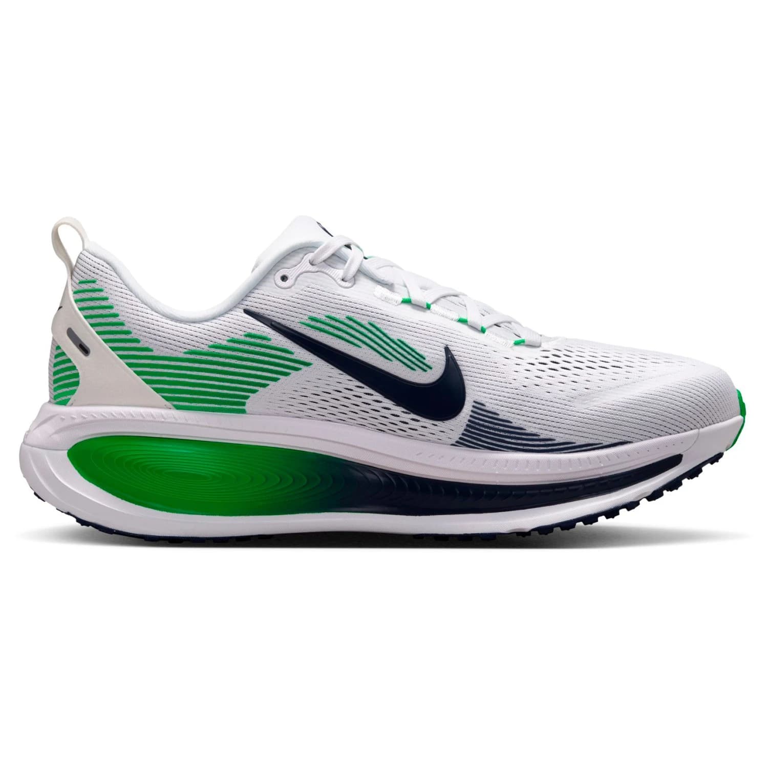 Мъжки маратонки Nike Vomero 18 Running Shoes - White / Midnight Navy / Green Spark
