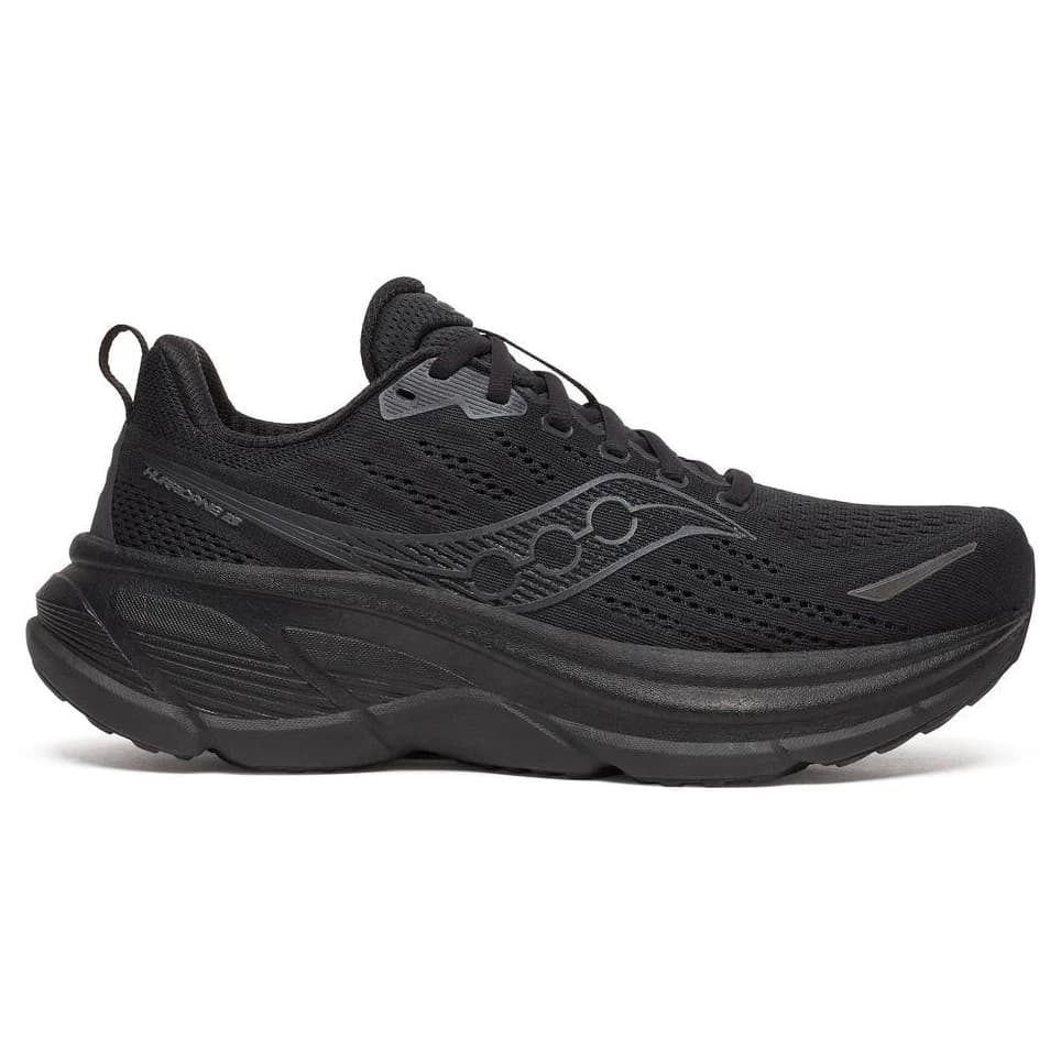 Мъжки обувки за бягане Saucony Hurricane 25 Running shoes - Triple Black