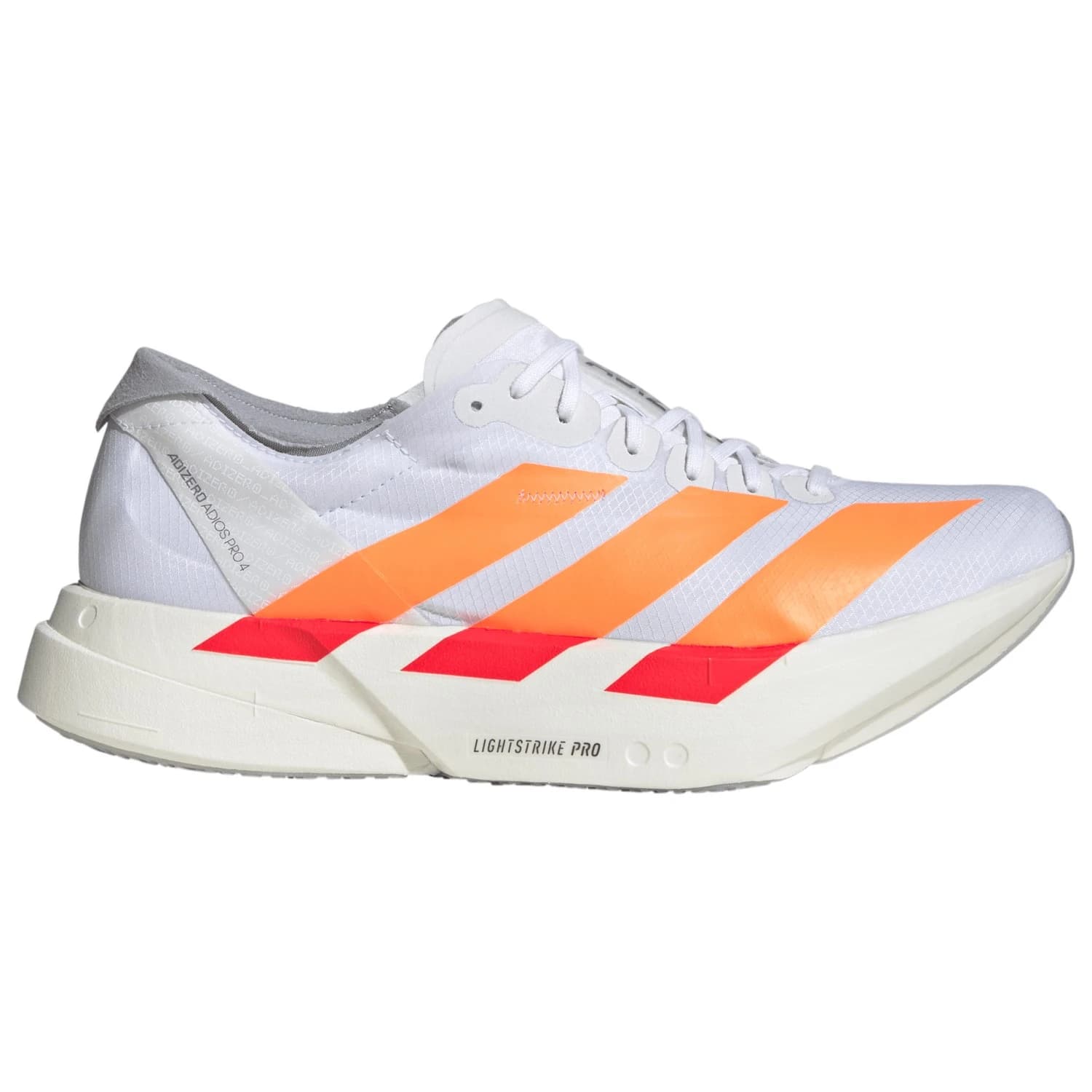 Мъжки маратонки Adidas Adizero Adios Pro 4 Running shoes - FTWR White / Lucid Orange / Lucid Red