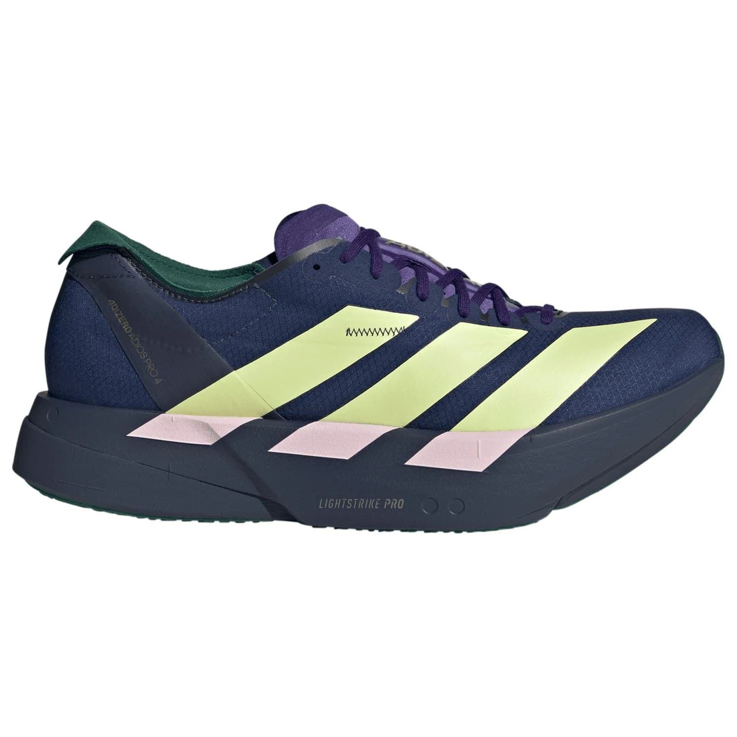 Мъжки маратонки adidas Adizero Adios Pro 4 Running shoes - Dark Blue / Yellow Tint / Clear Pink