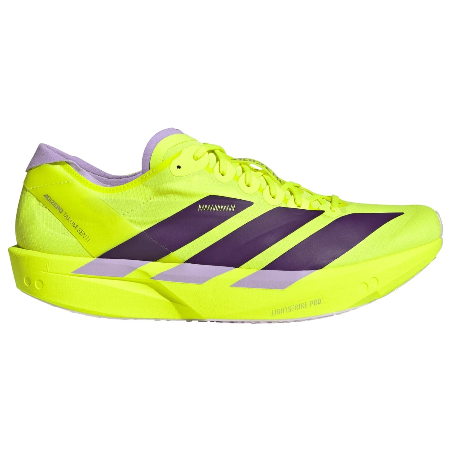 Мъжки маратонки adidas Adizero Takumi Sen 11 Running shoes - Solar Yellow / Aurora Plum / Powder Plum