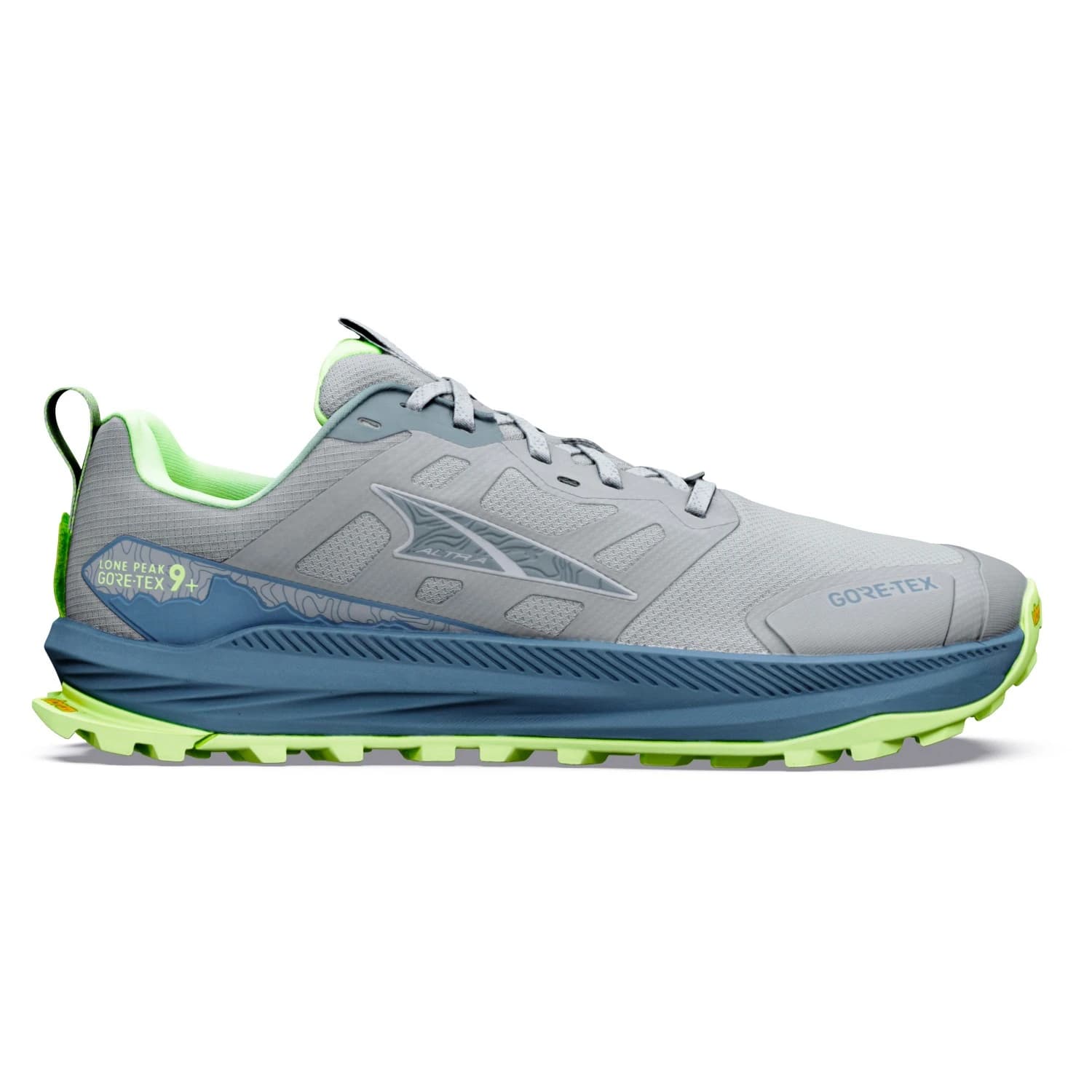 Мъжки маратонки Altra Lone Peak 9+ GTX Trail running shoes - Ultimate Grey / Turbulance / Sharp Green
